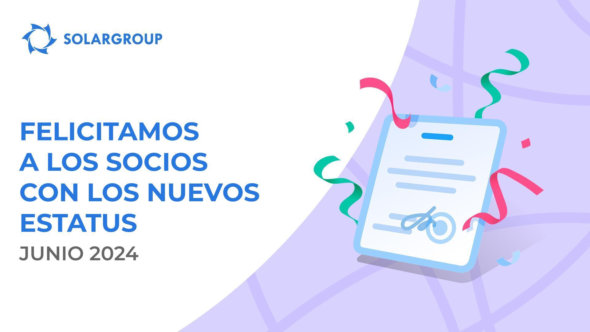 ¡Saludamos a los socios en sus nuevos estatus!