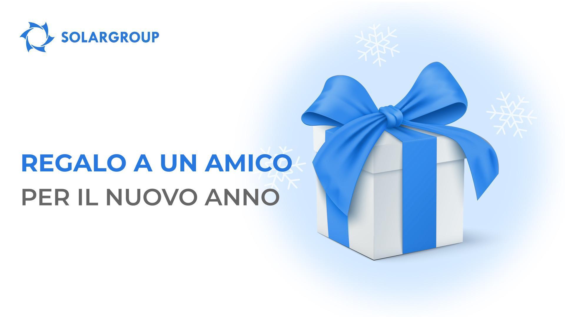 Regalo a un amico per capodanno