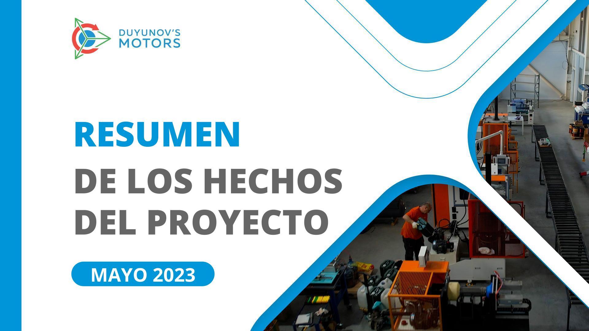 Hechos clave del proyecto en mayo