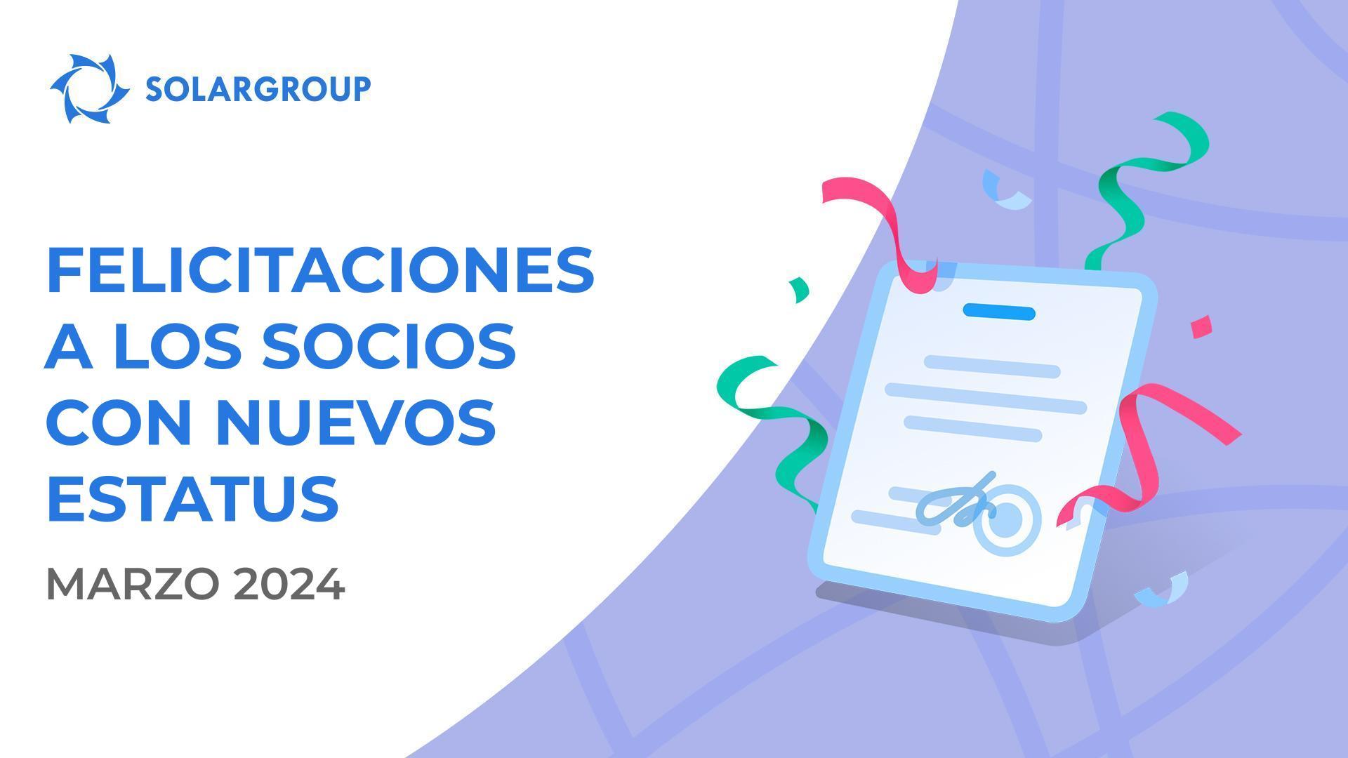 ¡Saludamos a los socios en sus nuevos estatus! 👏