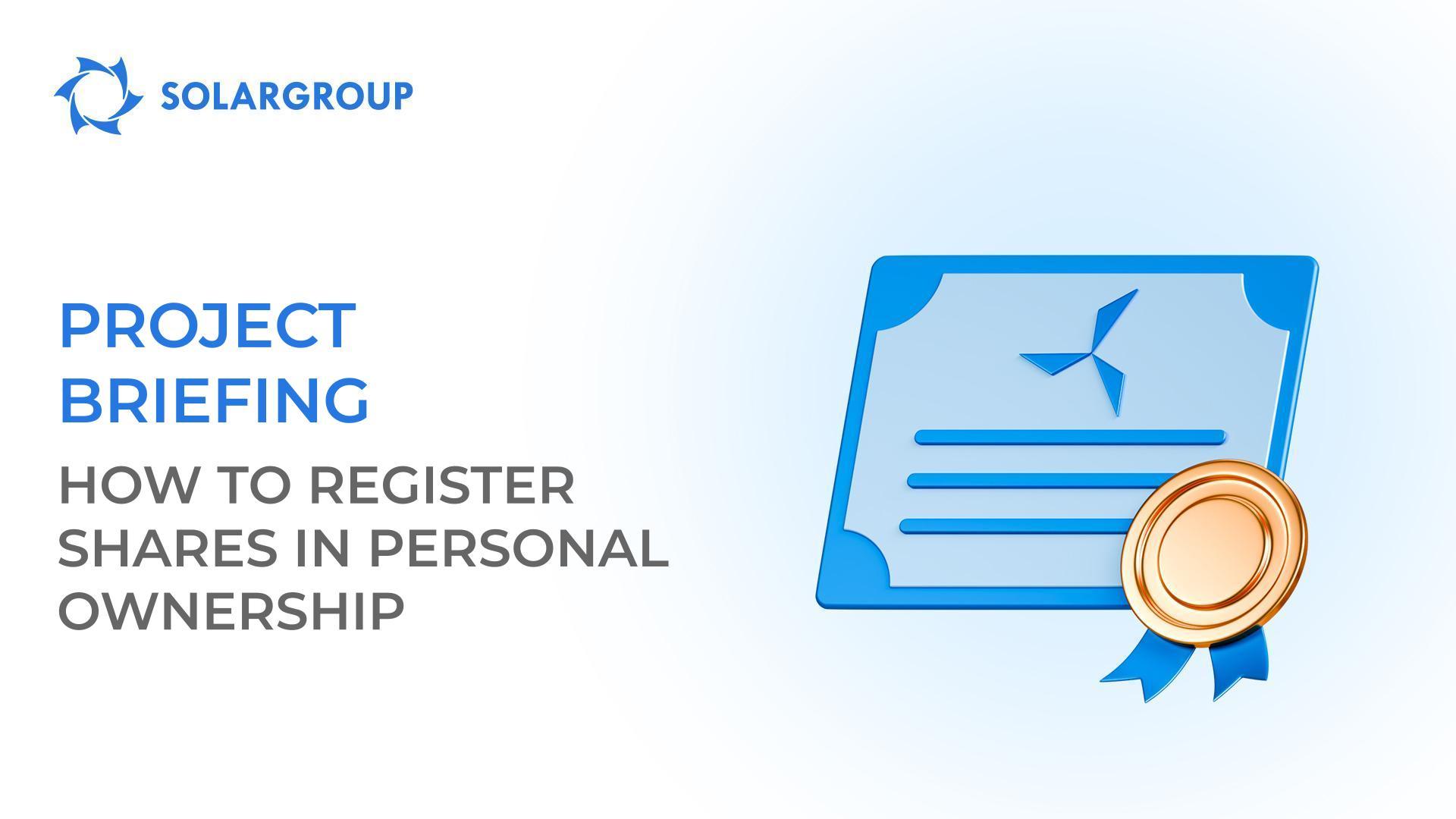 Registering shares in your name: instructions from lawyers