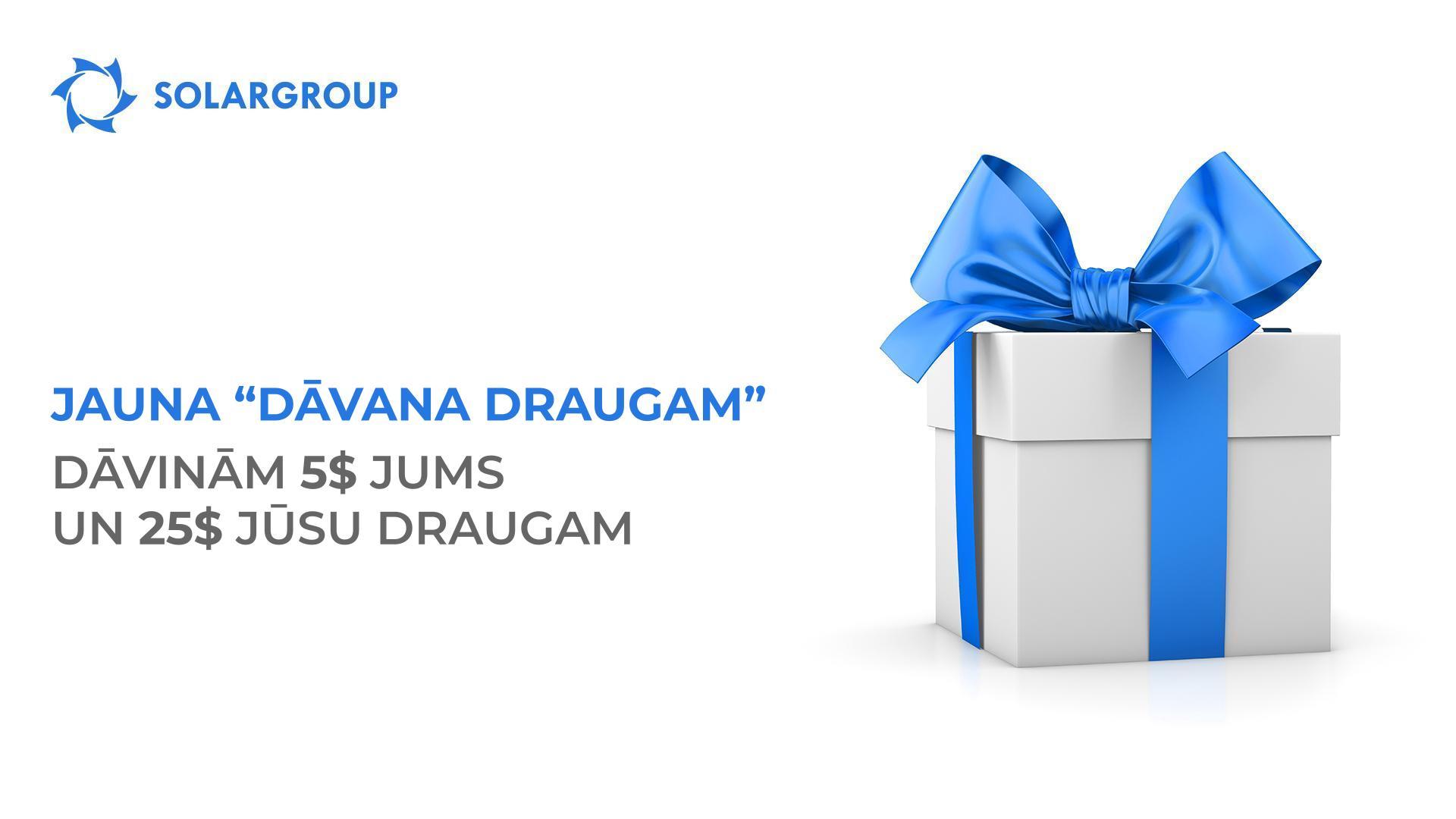 “Dāvana draugam”: jauni opcijas noteikumi