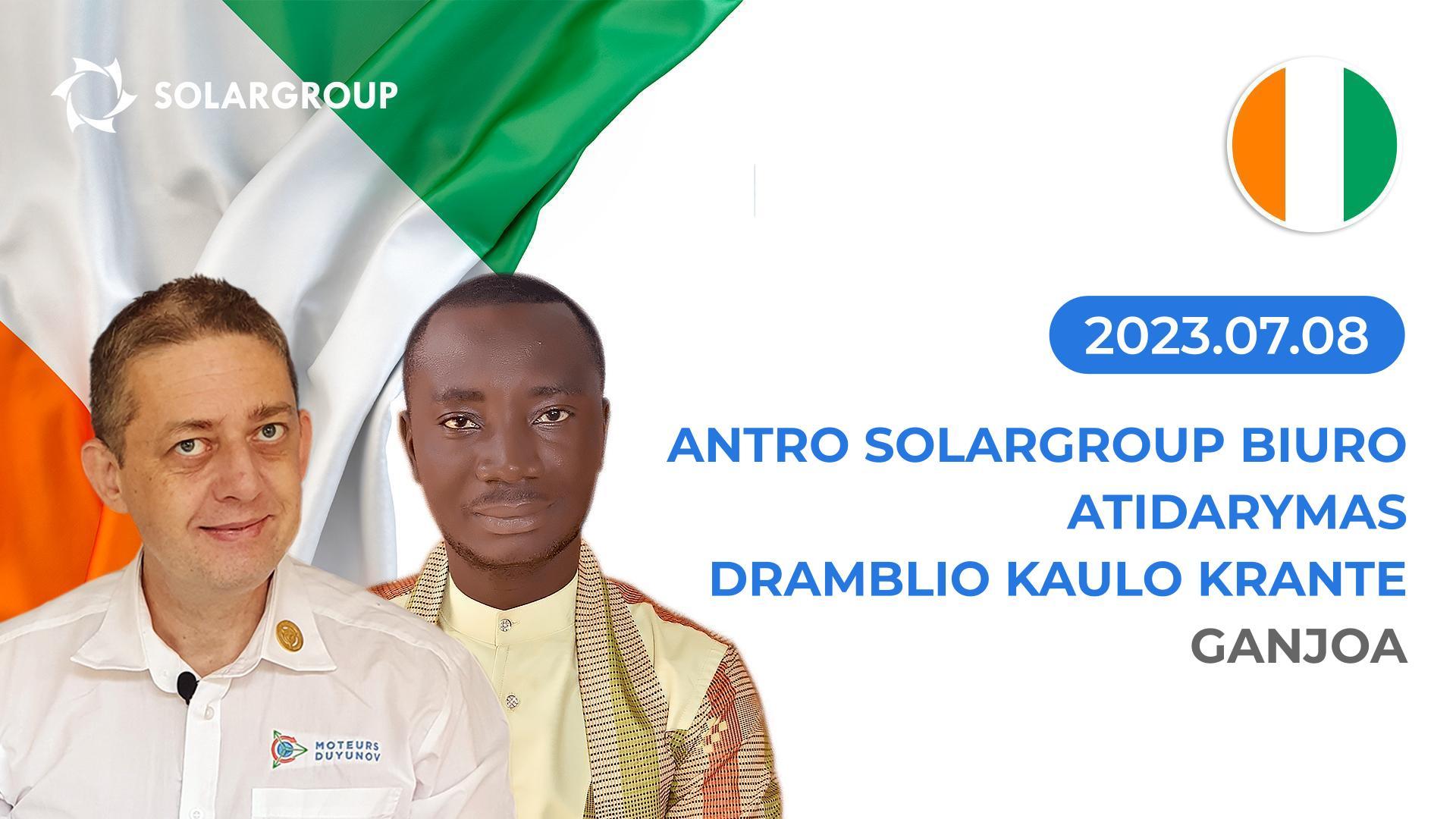 Dramblio Kaulo Krante atsidarys naujas SOLARGROUP biuras