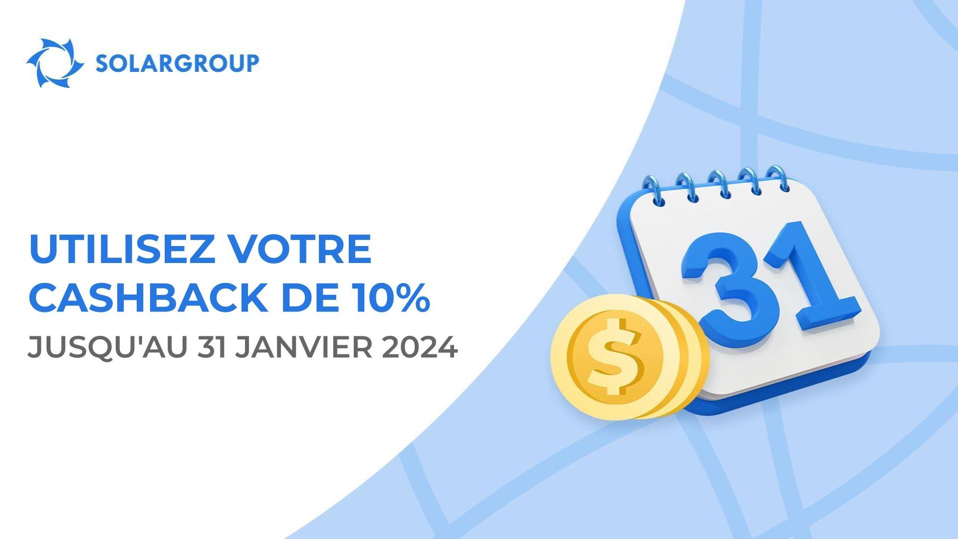 Il ne vous reste que quelques jours pour pouvoir utiliser le cashback