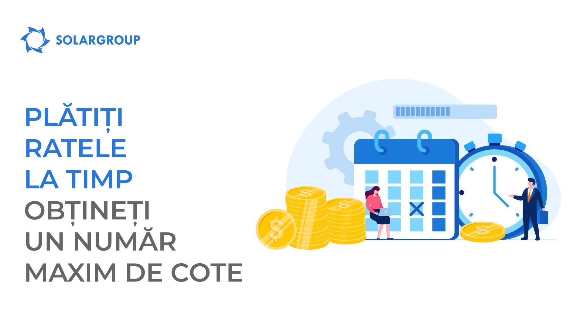 Plătiți ratele la timp — obțineți un număr maxim de cote