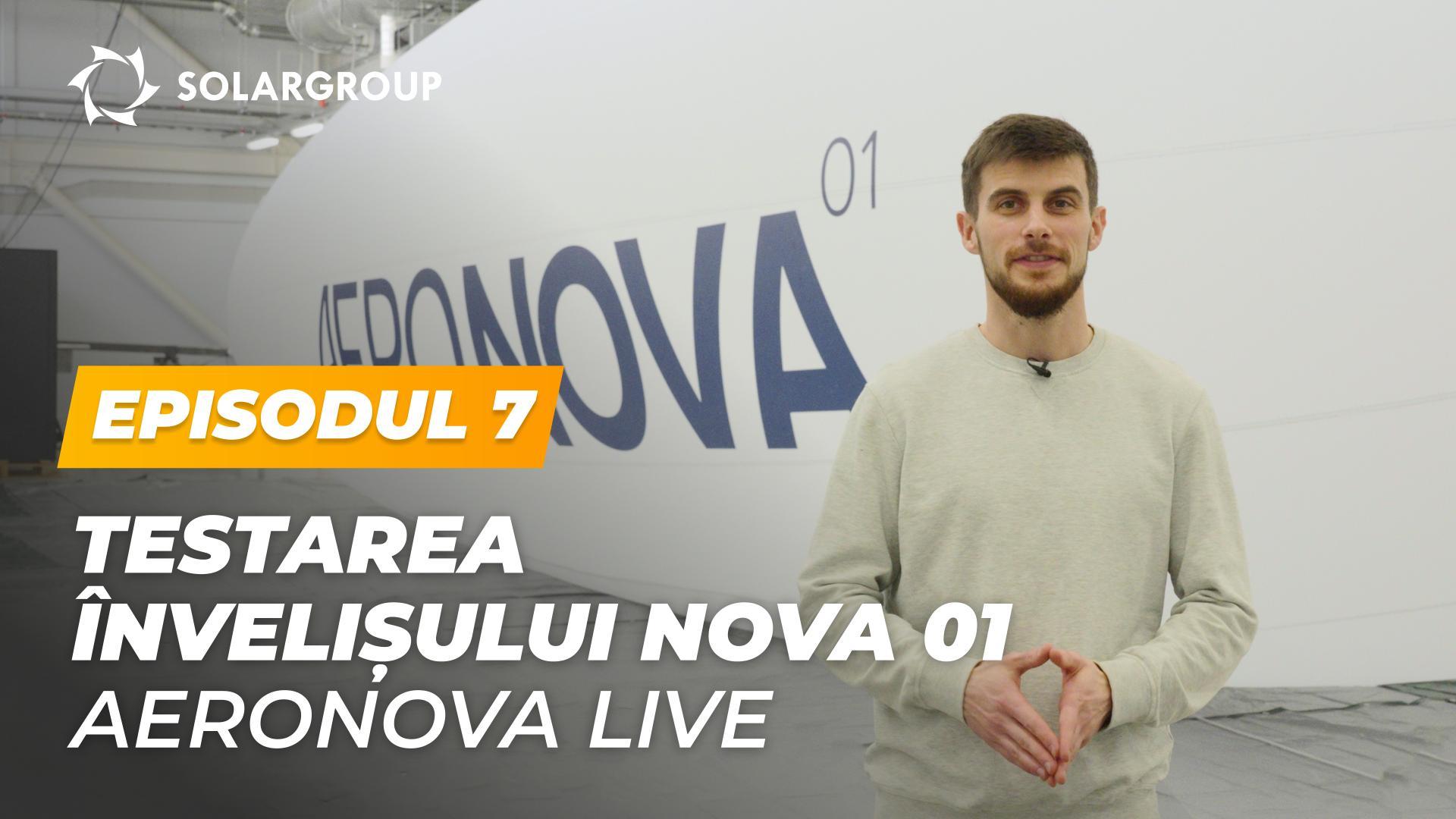 Testarea învelișului dirijabilului NOVA 01: rezistență, etanșeitate și detalii privind construcția | AERONOVA Live. Episodul 7
