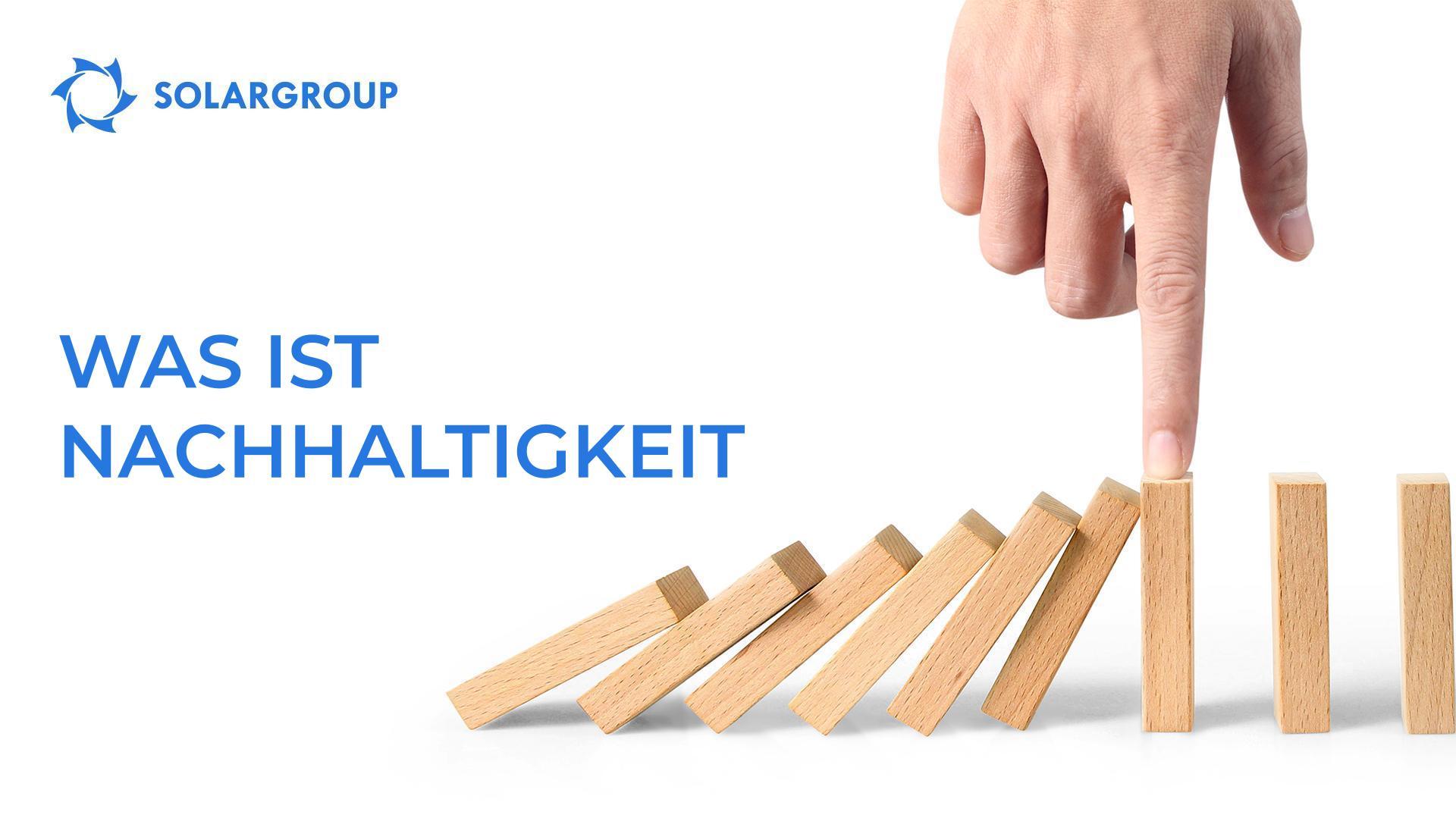 Was ist Nachhaltigkeit?