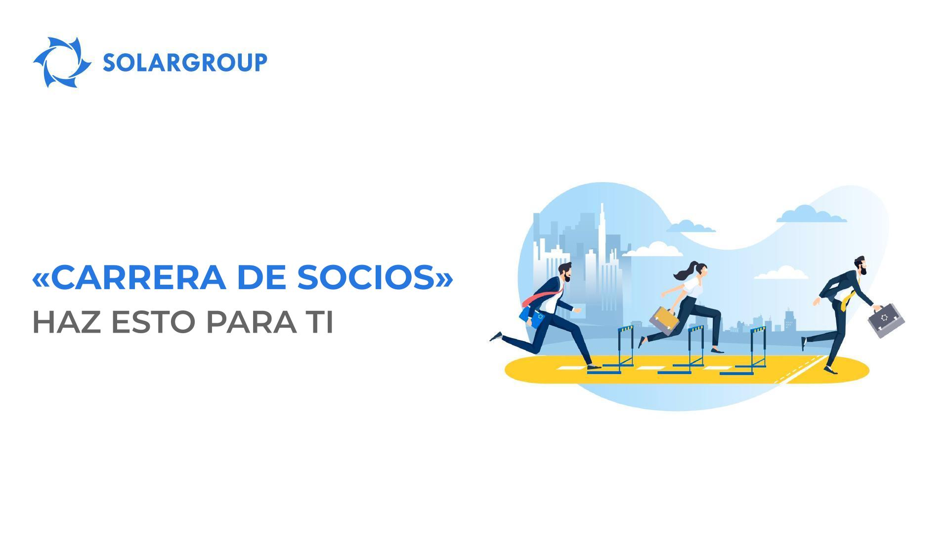 "Carrera de socios": haz esto para ti