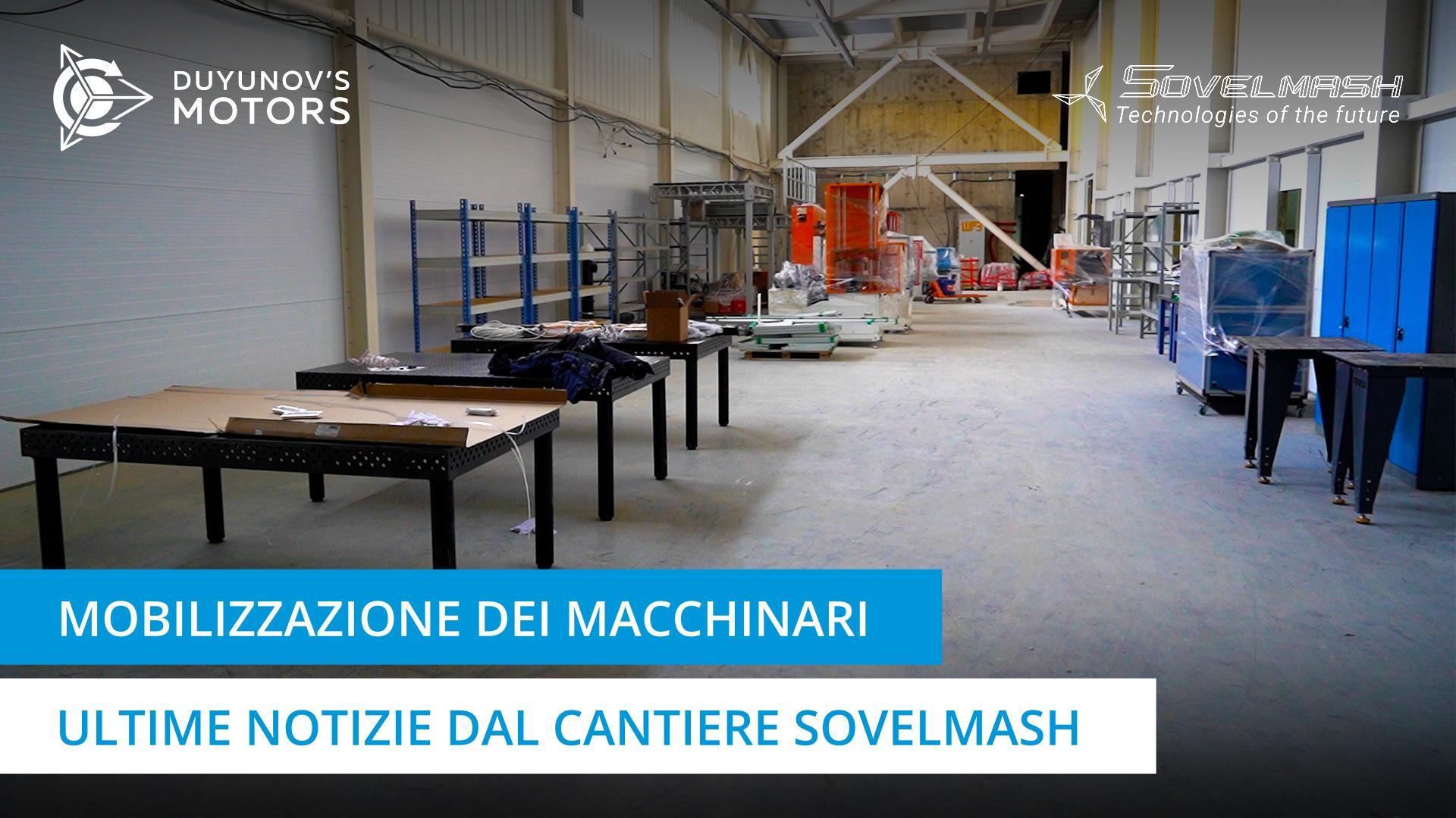 Novità dal cantiere dell'ufficio tecnico di progettazione Sovelmash