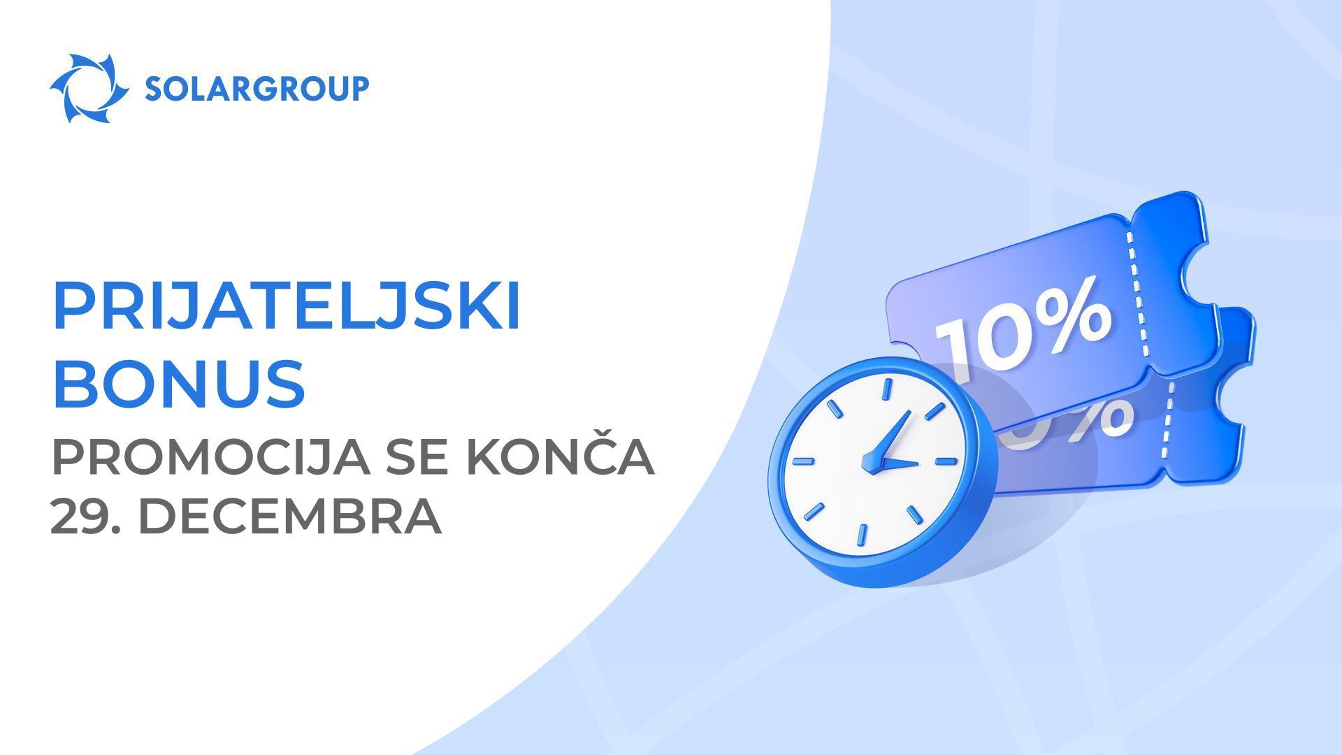 Pohitite po promocijske kode za +10 % deležev!