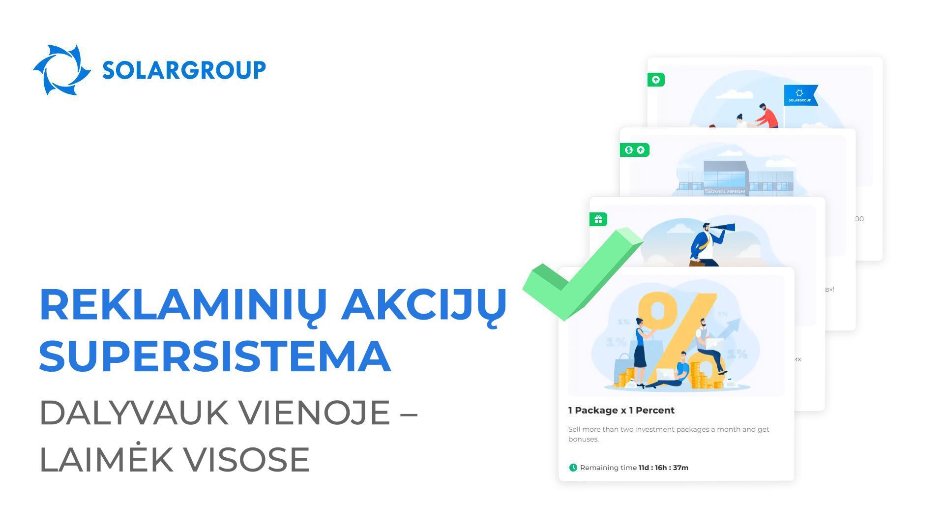 Reklaminių akcijų supersistema: dalyvauk vienoje – laimėk visose