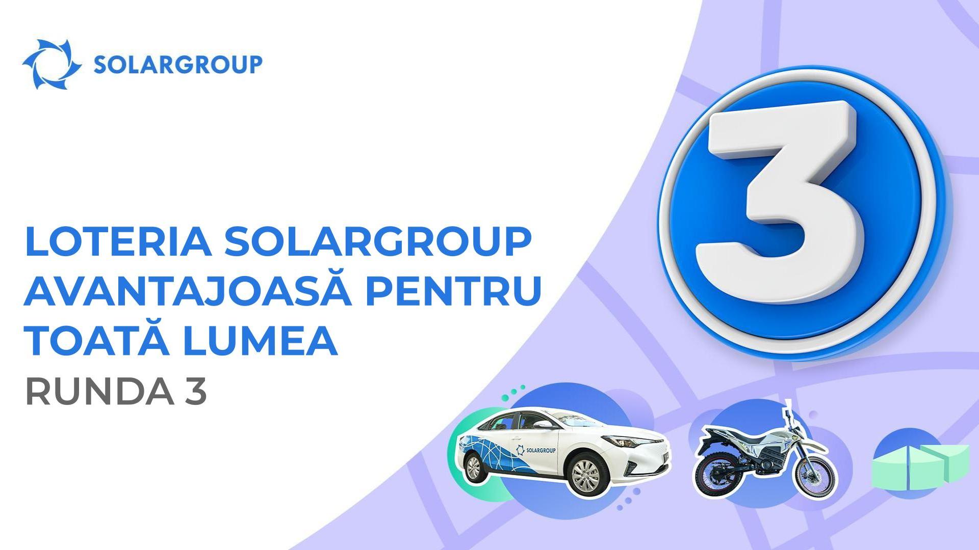 Pe 1 decembrie se dă startul celei de-a treia runde a loteriei SOLARGROUP