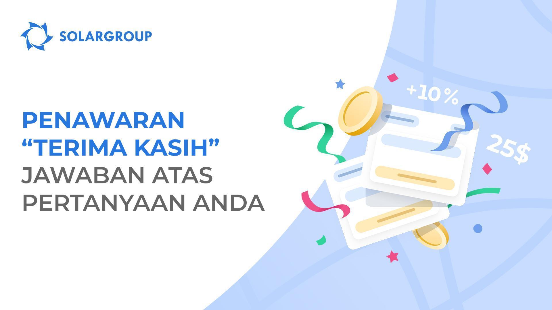 Bagaimana cara mendapatkan bonus maksimum dalam penawaran "Terima Kasih"?