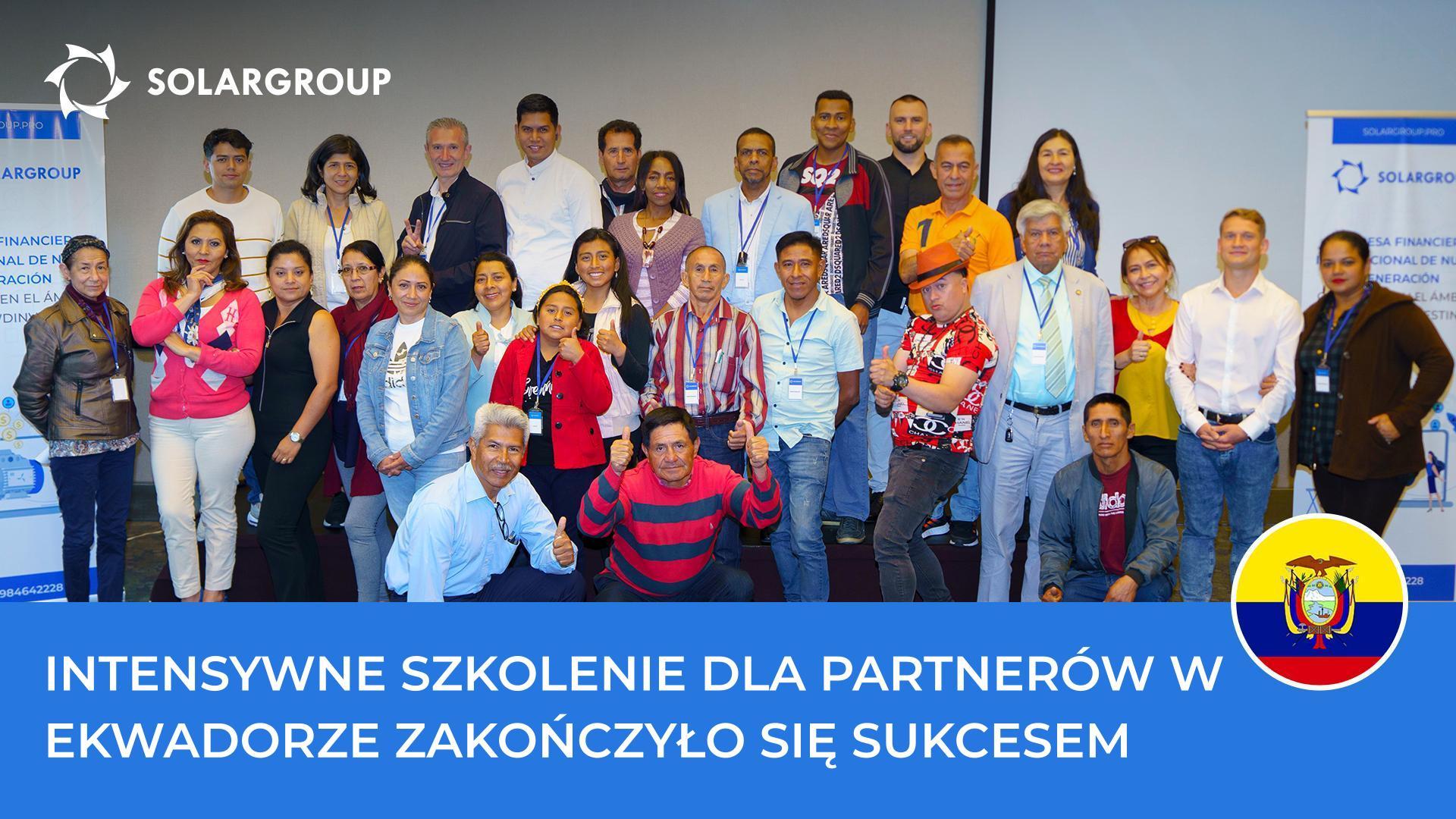Intensywne szkolenie dla partnerów w Ekwadorze zakończyło się sukcesem