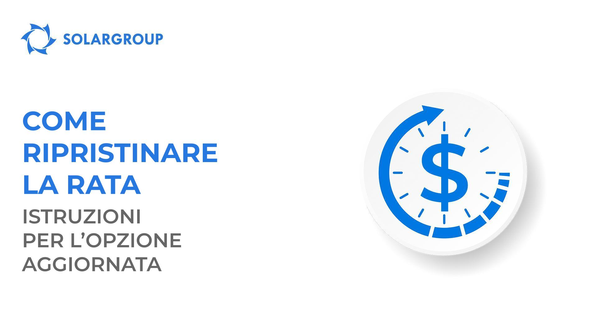 Come ripristinare il piano rateale: istruzioni aggiornate