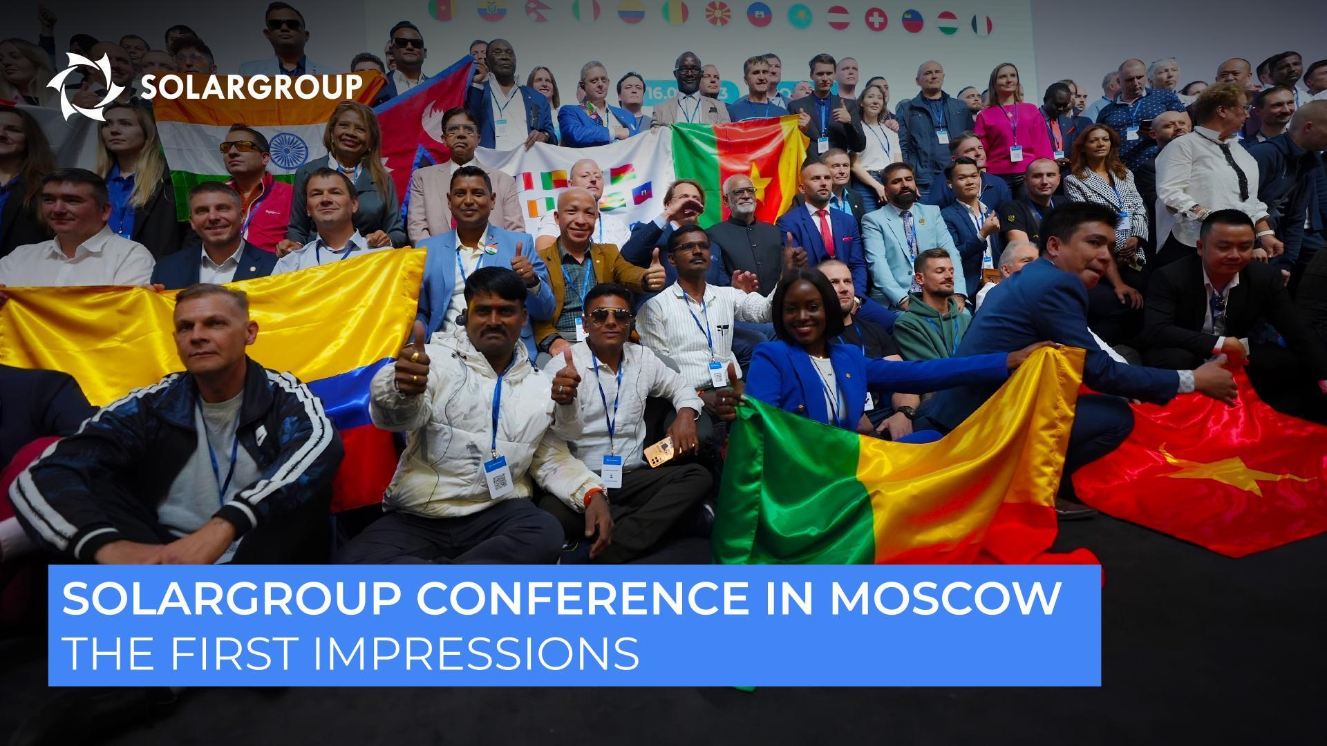 Follow-up to the SOLARGROUP conference: the first and most striking impressions