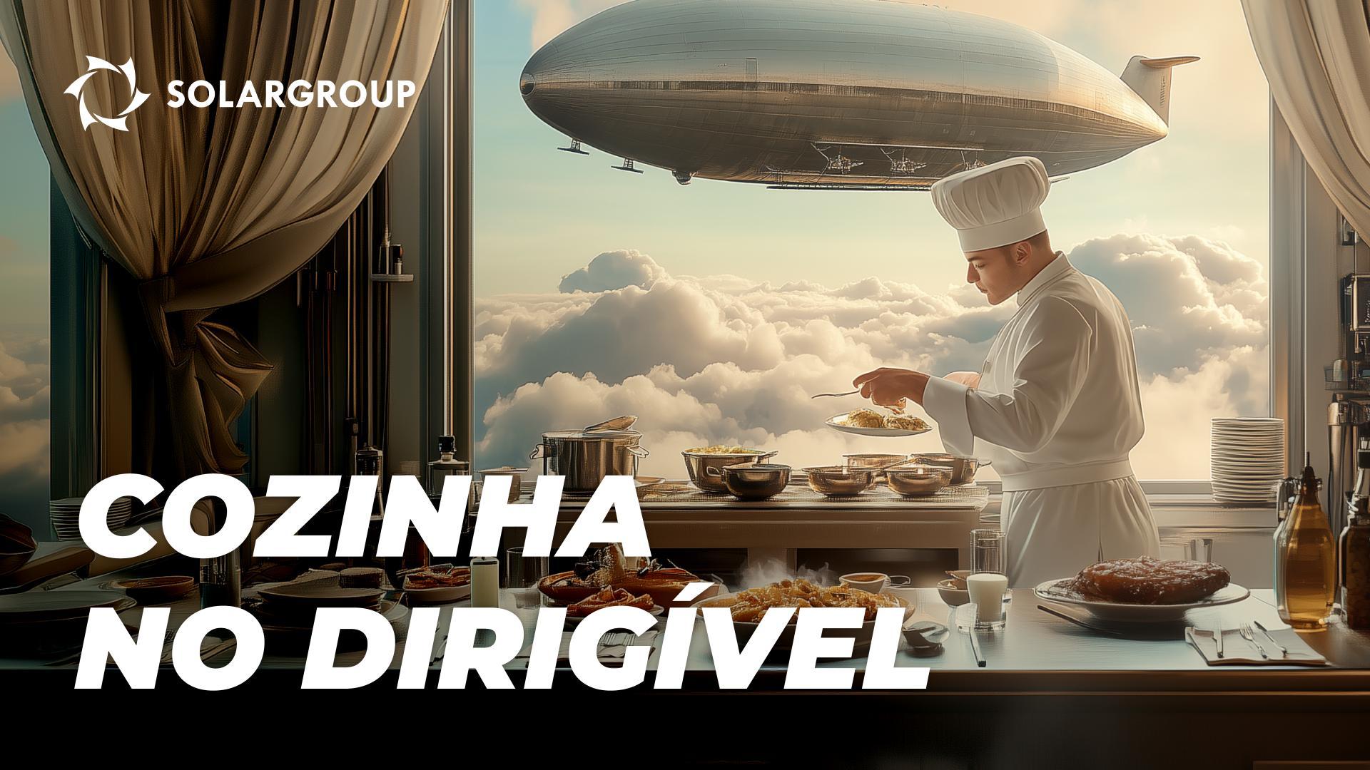 Alimentação a bordo do dirigível: da história aos restaurantes aéreos do futuro