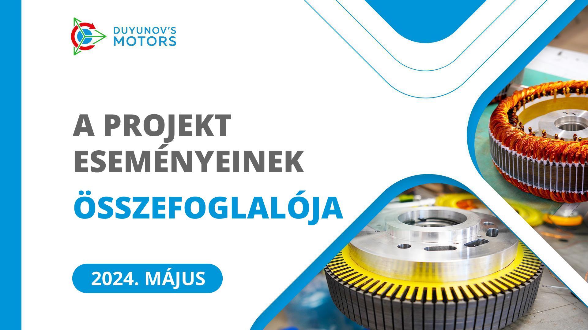 A projekt kulcsfontosságú eseményei májusban