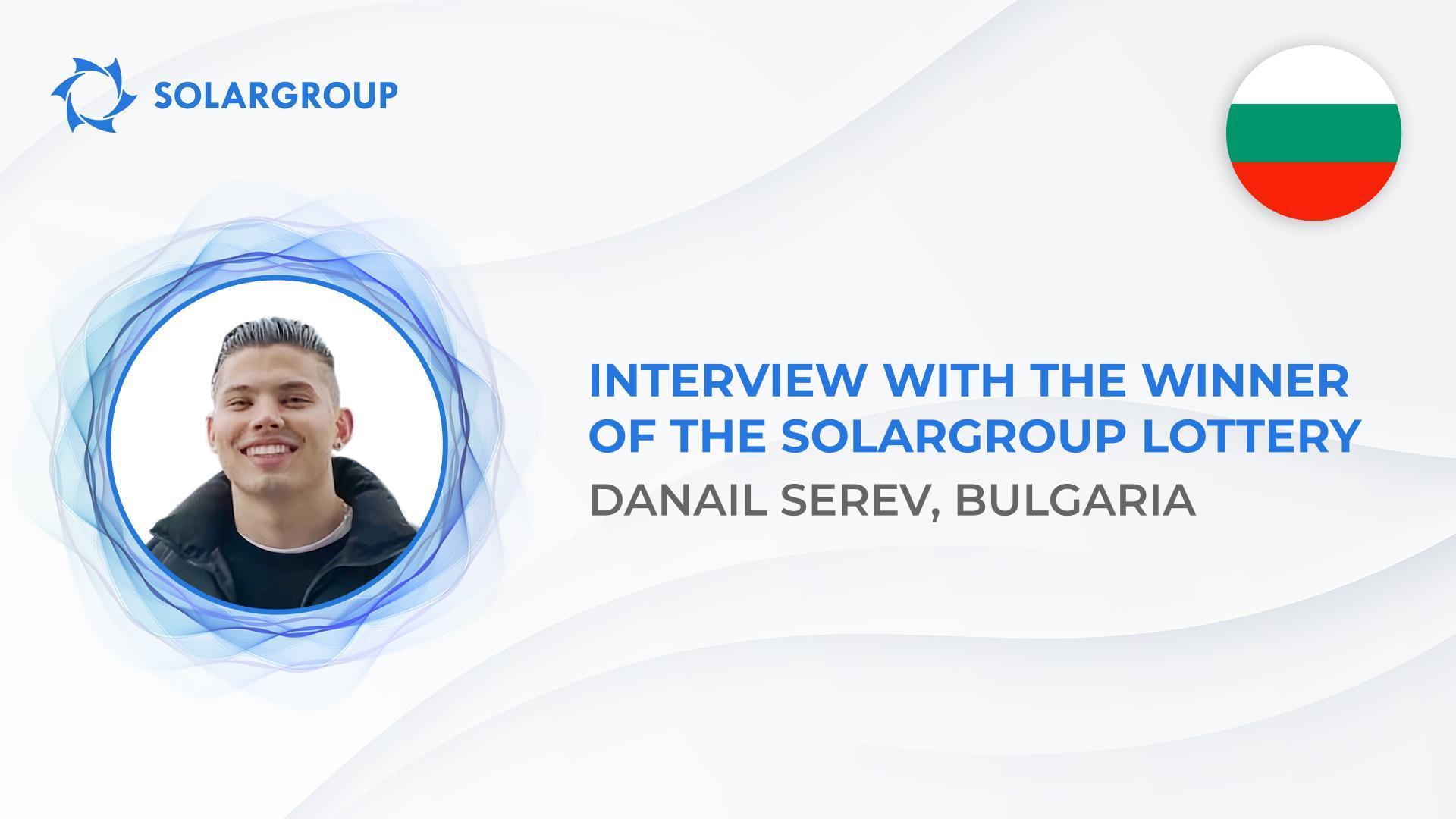 "I couldn't believe I'd won because I only had three coupons," an investor from Bulgaria shares his emotions about winning the lottery