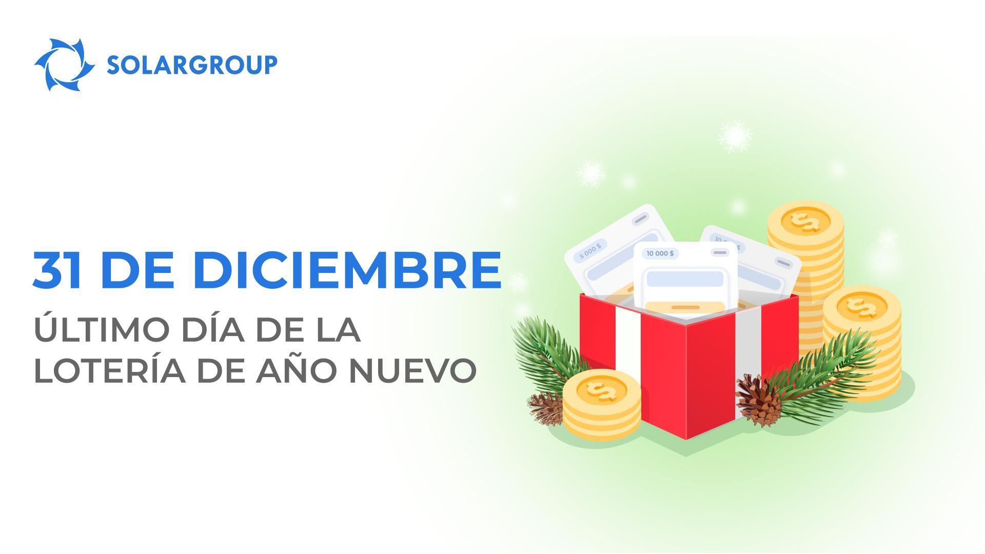 La lotería de Año Nuevo de SOLARGROUP llega a su fin