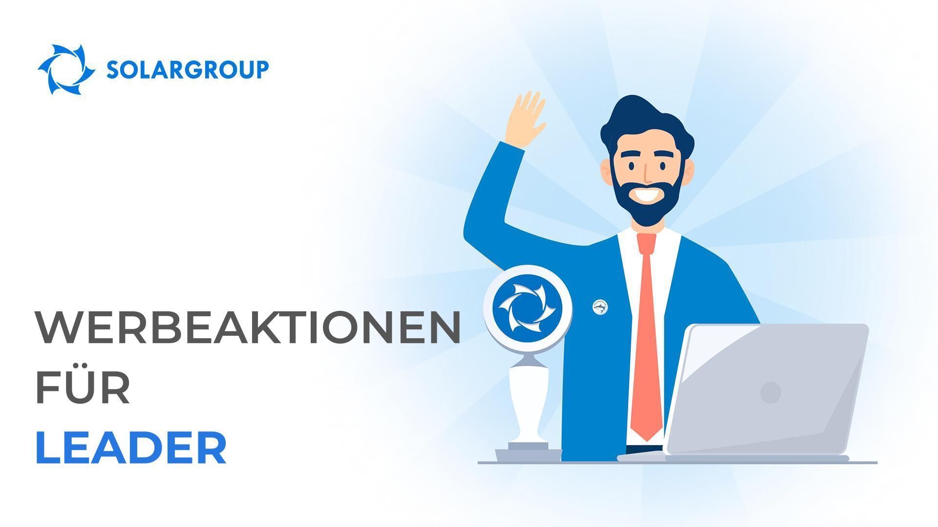 Werbeaktionen für Leader!