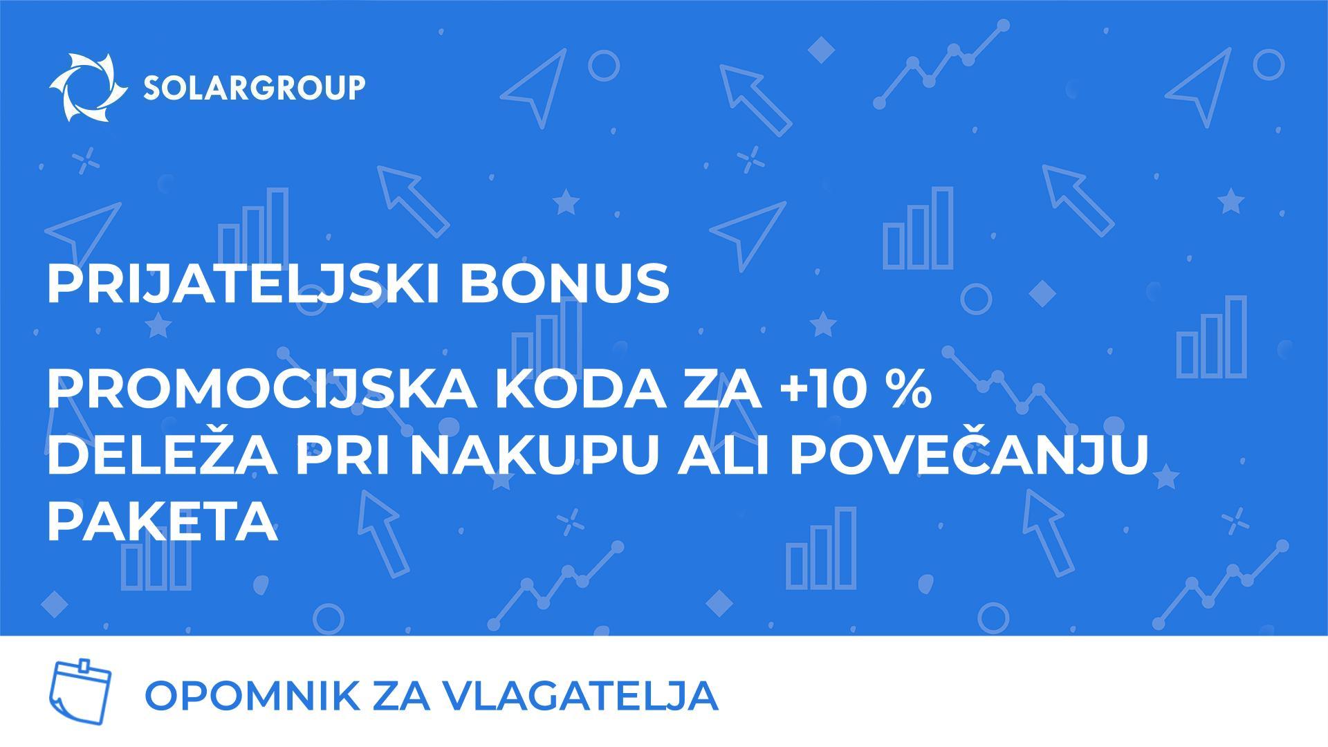 Kako pridobiti prijateljski bonus