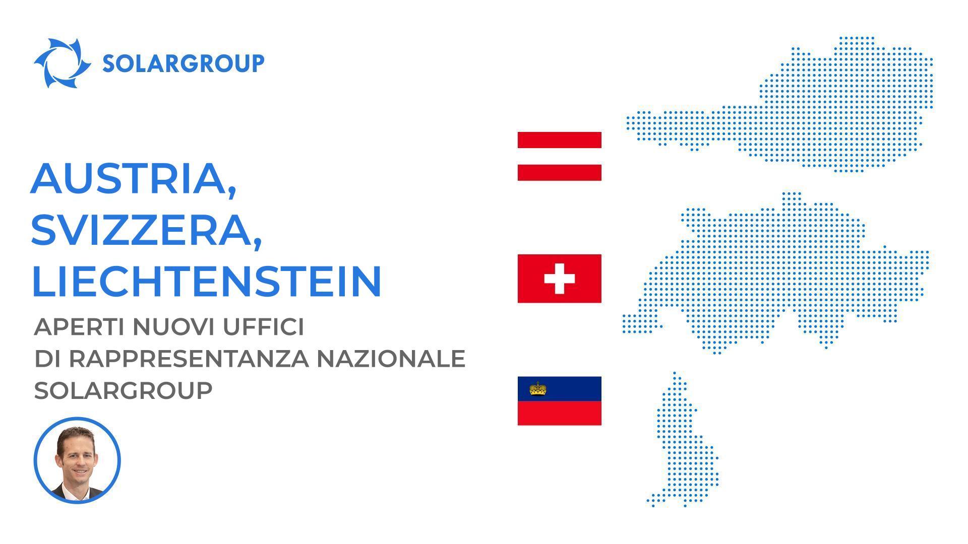 In tre paesi europei sono stati inaugurati uffici di rappresentanza nazionale SOLARGROUP