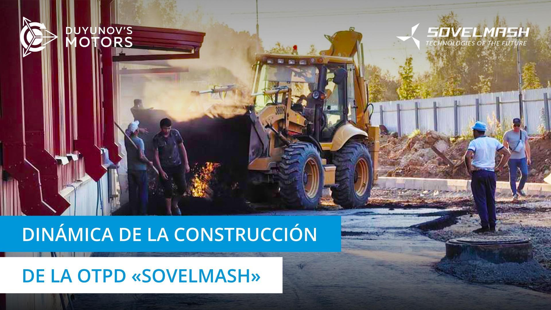 Videovigilancia, radiadores y césped: qué hay de nuevo en el emplazamiento de obra de "Sovelmash"