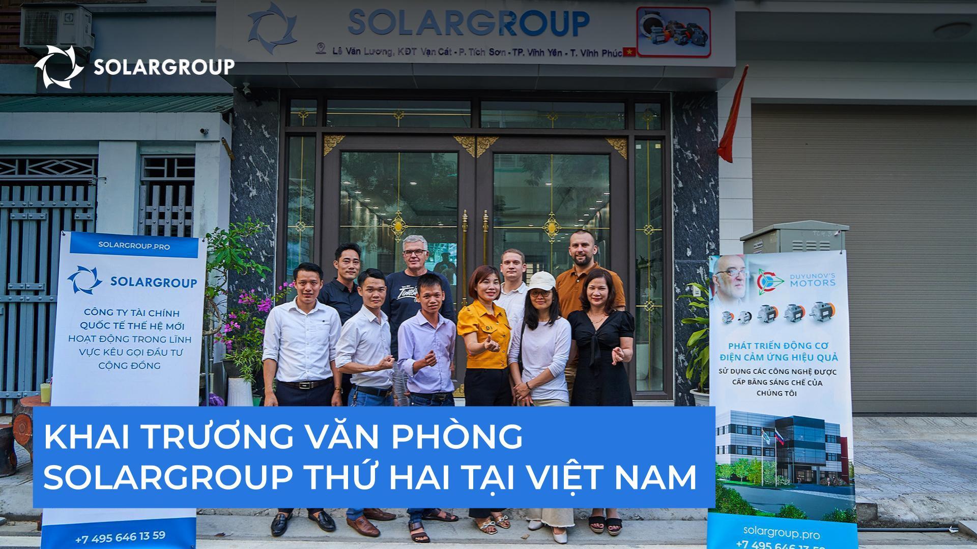 Khai trương văn phòng SOLARGROUP thứ hai tại Việt Nam