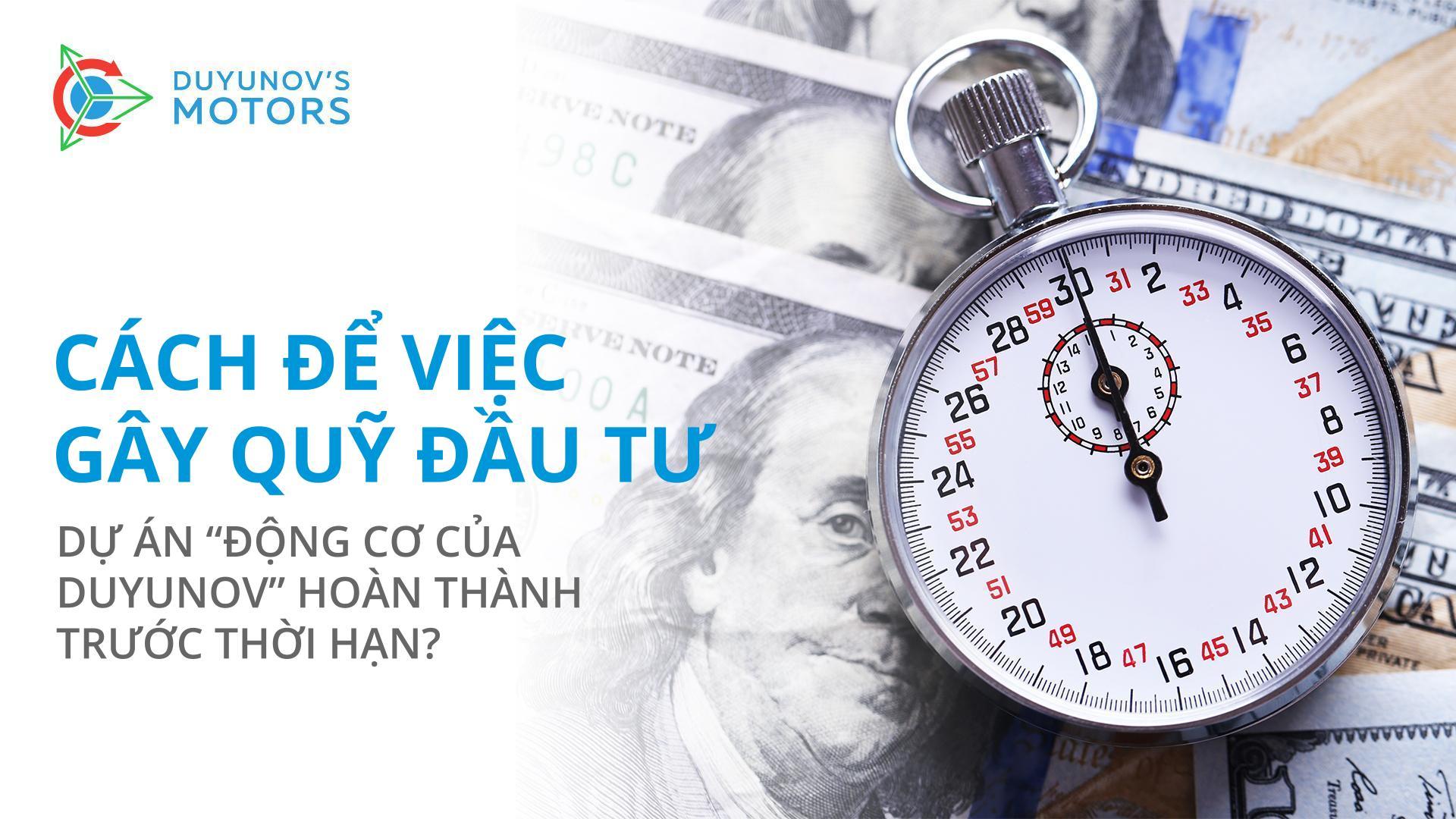 Liệu việc hoàn thành sớm công tác gây quỹ tài trợ có khả thi?
