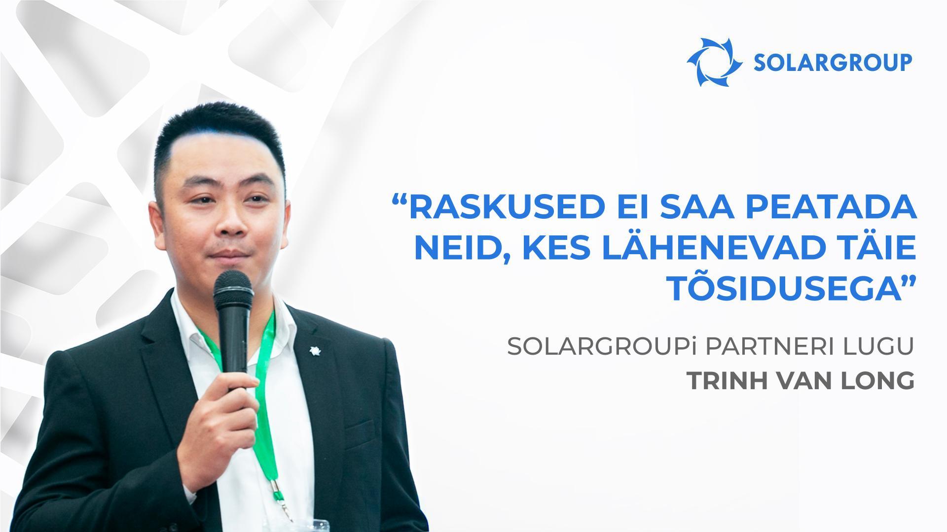 Edu saladus: realism ja riskianalüüs | Partneri Trinh Van Long lugu