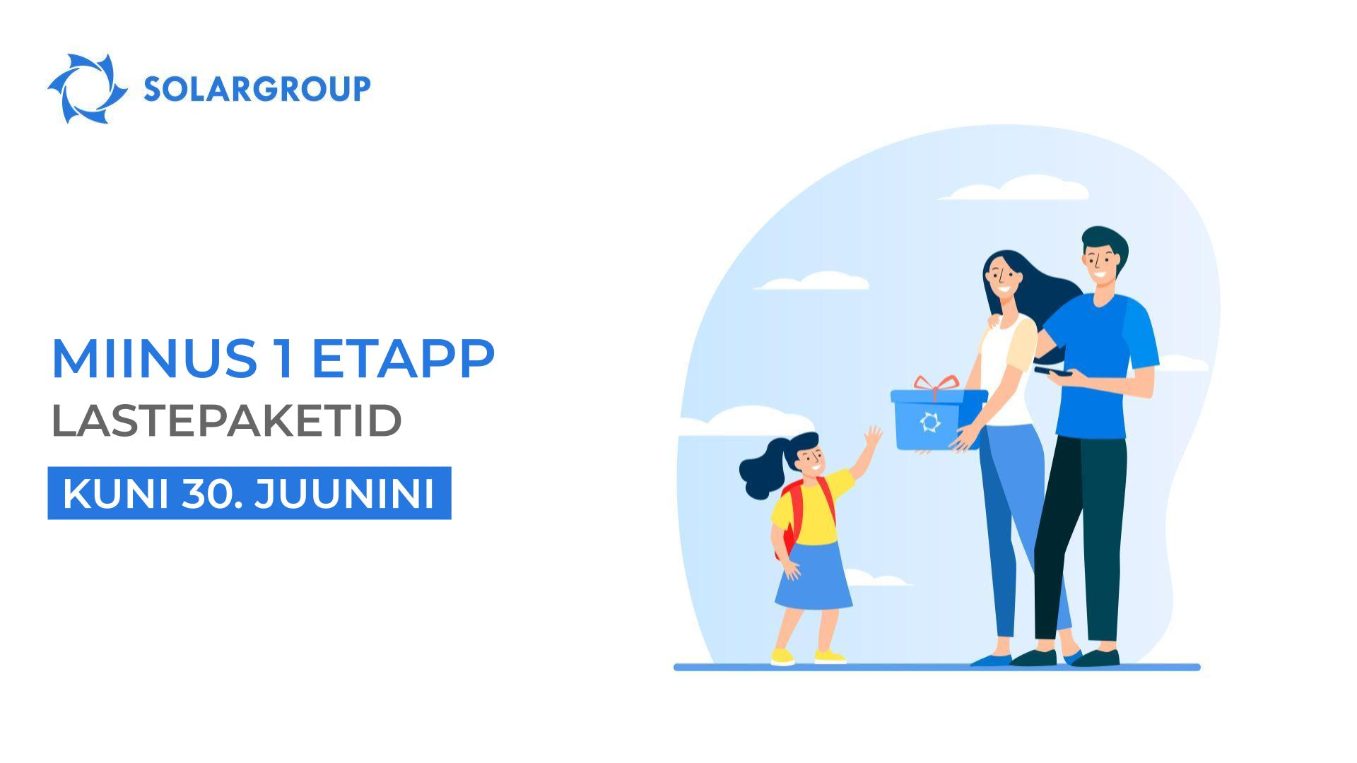 Uus kampaania lastepakettidele: miinus 1 etapp