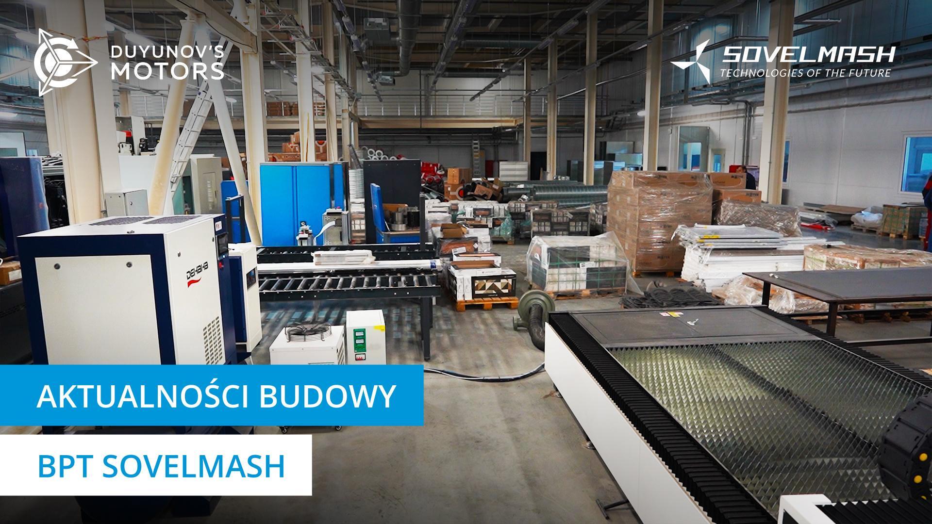 BPT Sovelmash dzisiaj: instalacja systemu chłodzenia i inne prace