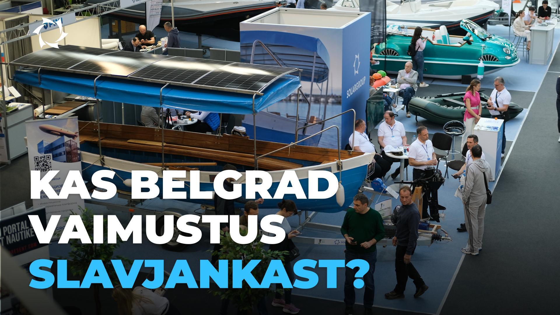 Slavjankaga päikesepaat Nautika näitusel osalenute silmade läbi