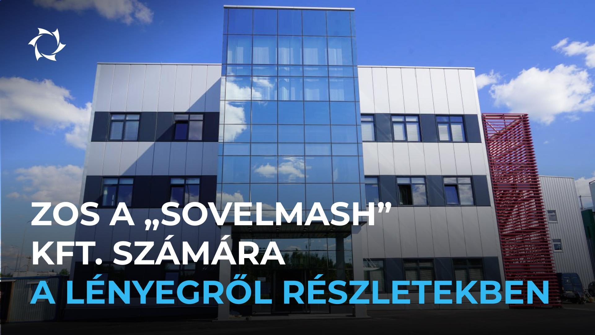 A „Sovelmash" Kft. TMTI építkezésének befejezéséről szóló tanúsítvány: szakaszok és aktuális státusz