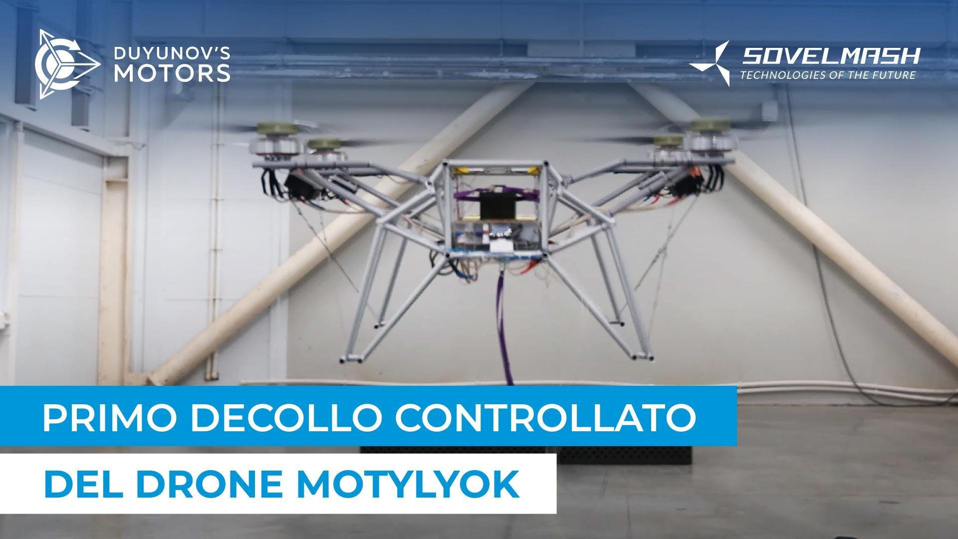 Evento storico: il drone Motylyok per la prima volta si è alzato in volo!