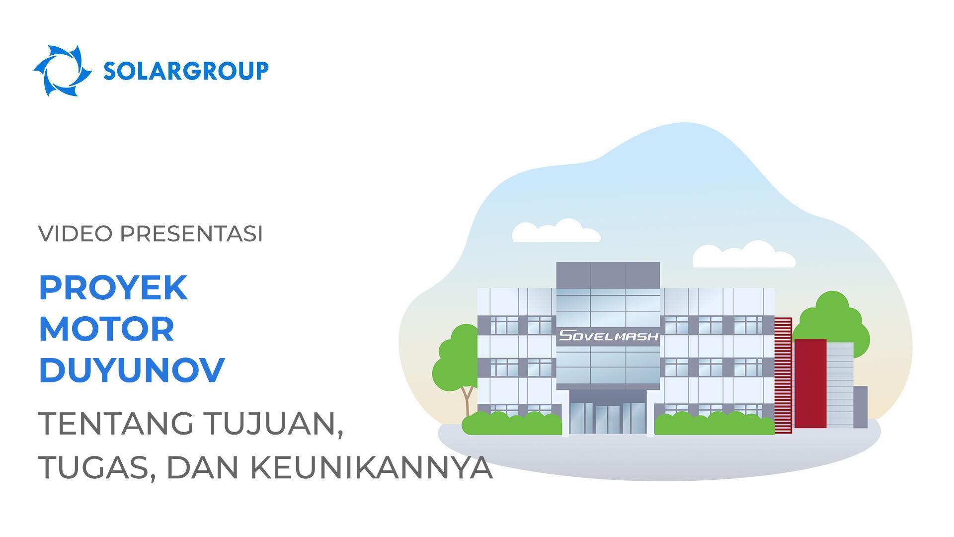Video presentasi proyek "Motor Duyunov"