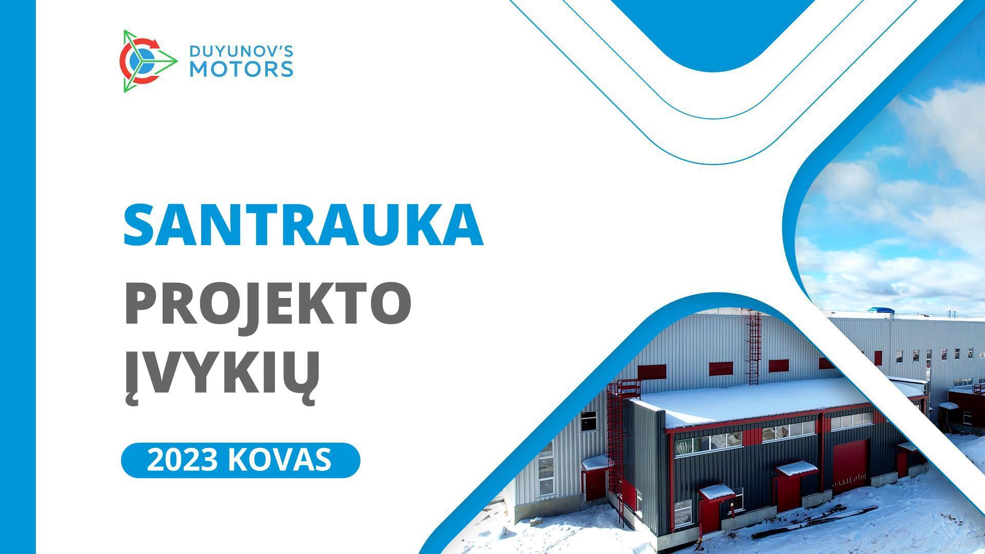 Pagrindiniai projekto įvykiai: kovo mėnesio santrauka