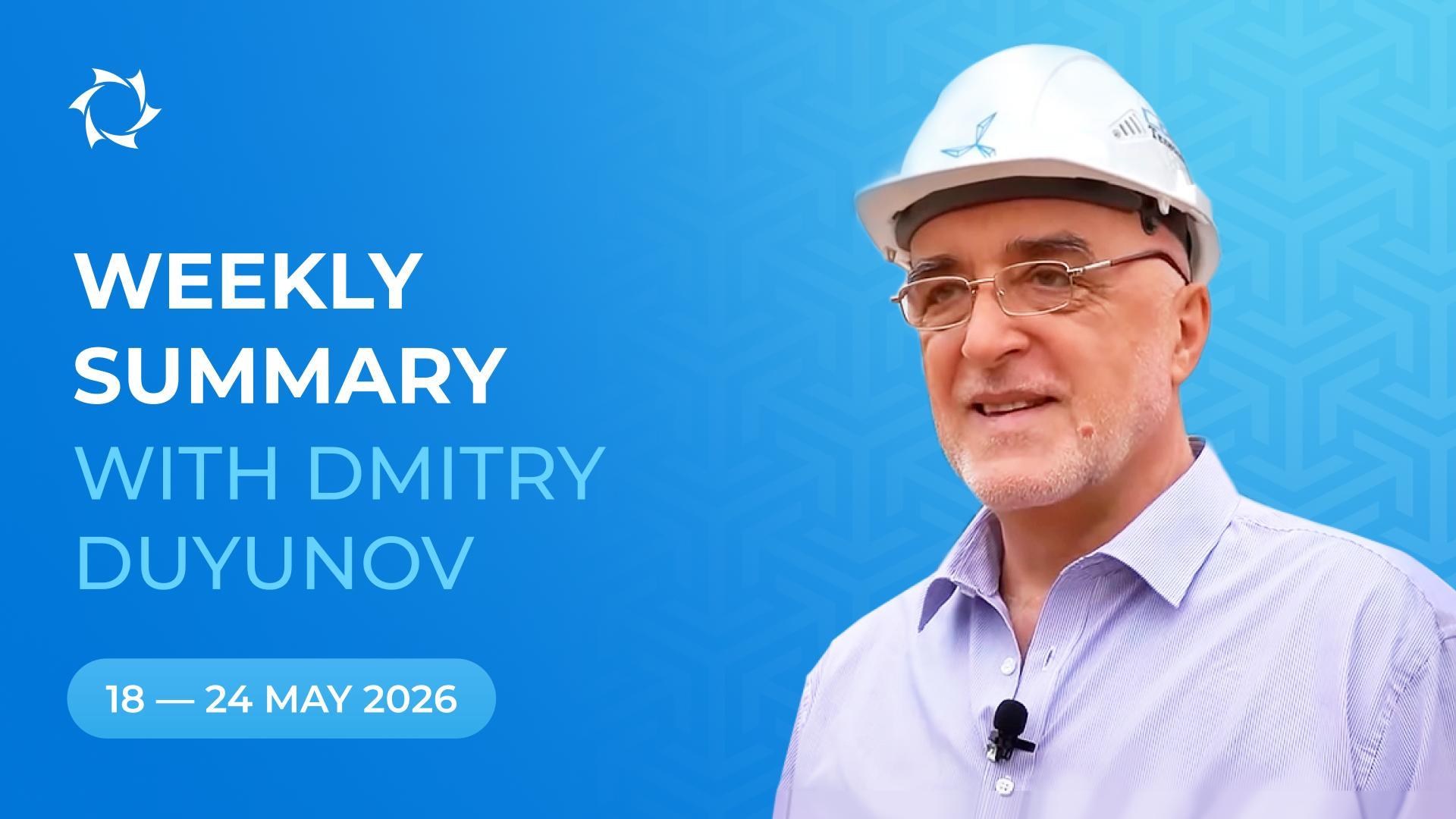 Weekly highlights for the Duyunov Motors project