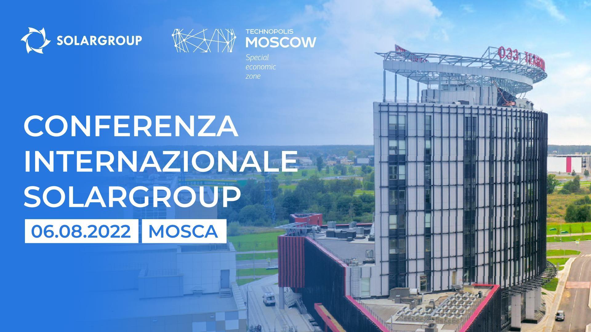 Conferenza internazionale SOLARGTROUP 2022: visita il cantiere dell'ufficio di progettazione Sovelmash