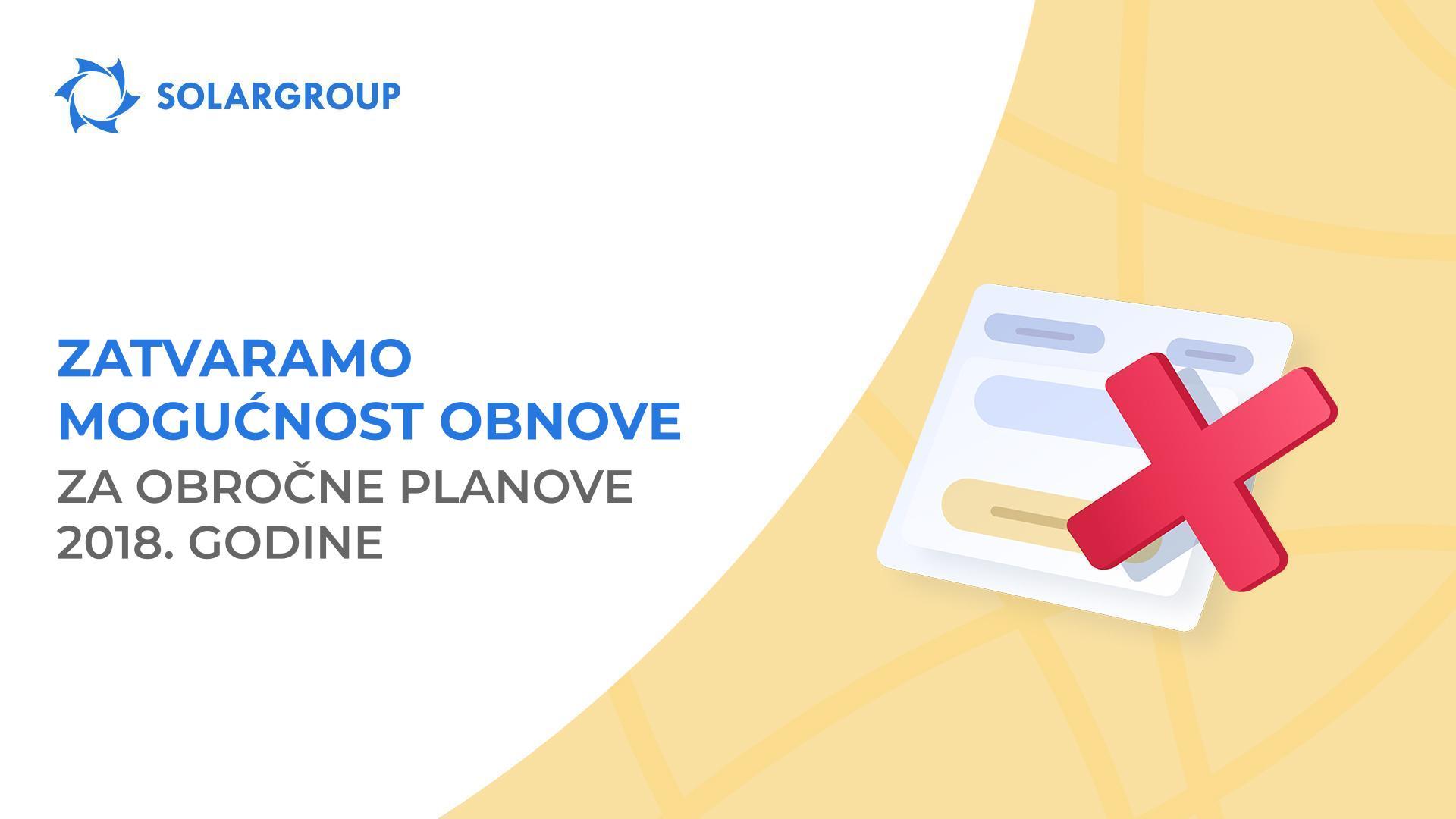 Požurite obnoviti obročni plan do 20. travnja!