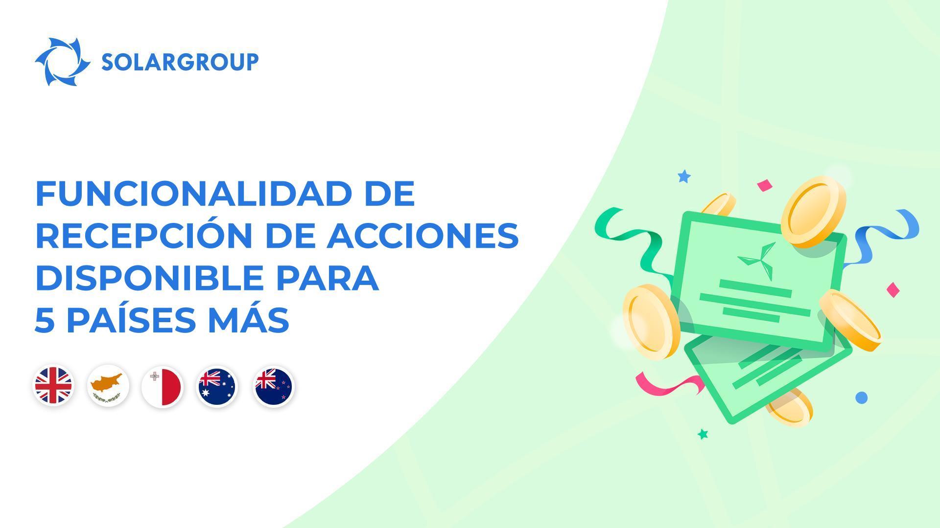 Abrimos la funcionalidad en los países: Reino Unido, Chipre, Malta, Australia, Nueva Zelanda