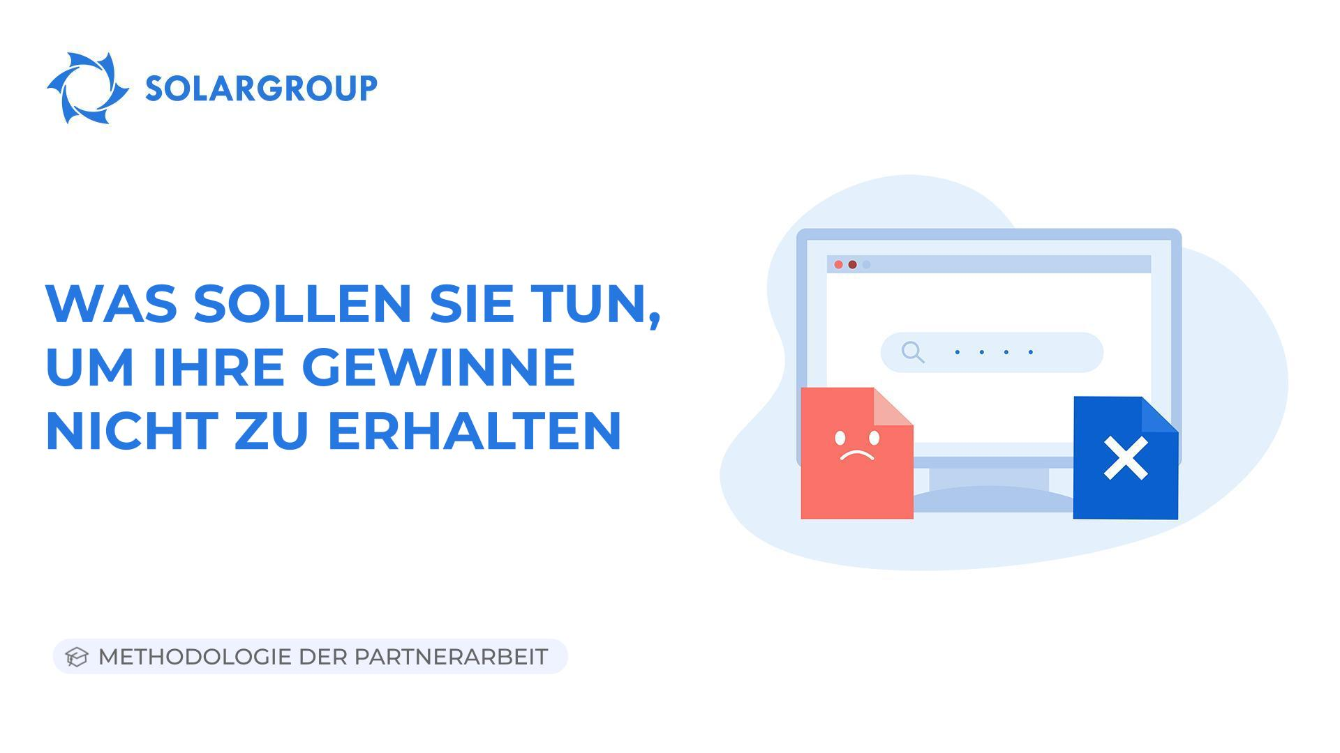 Was sollen Sie tun, um Ihre Gewinne nicht zu erhalten | Methodologie der Partnerarbeit