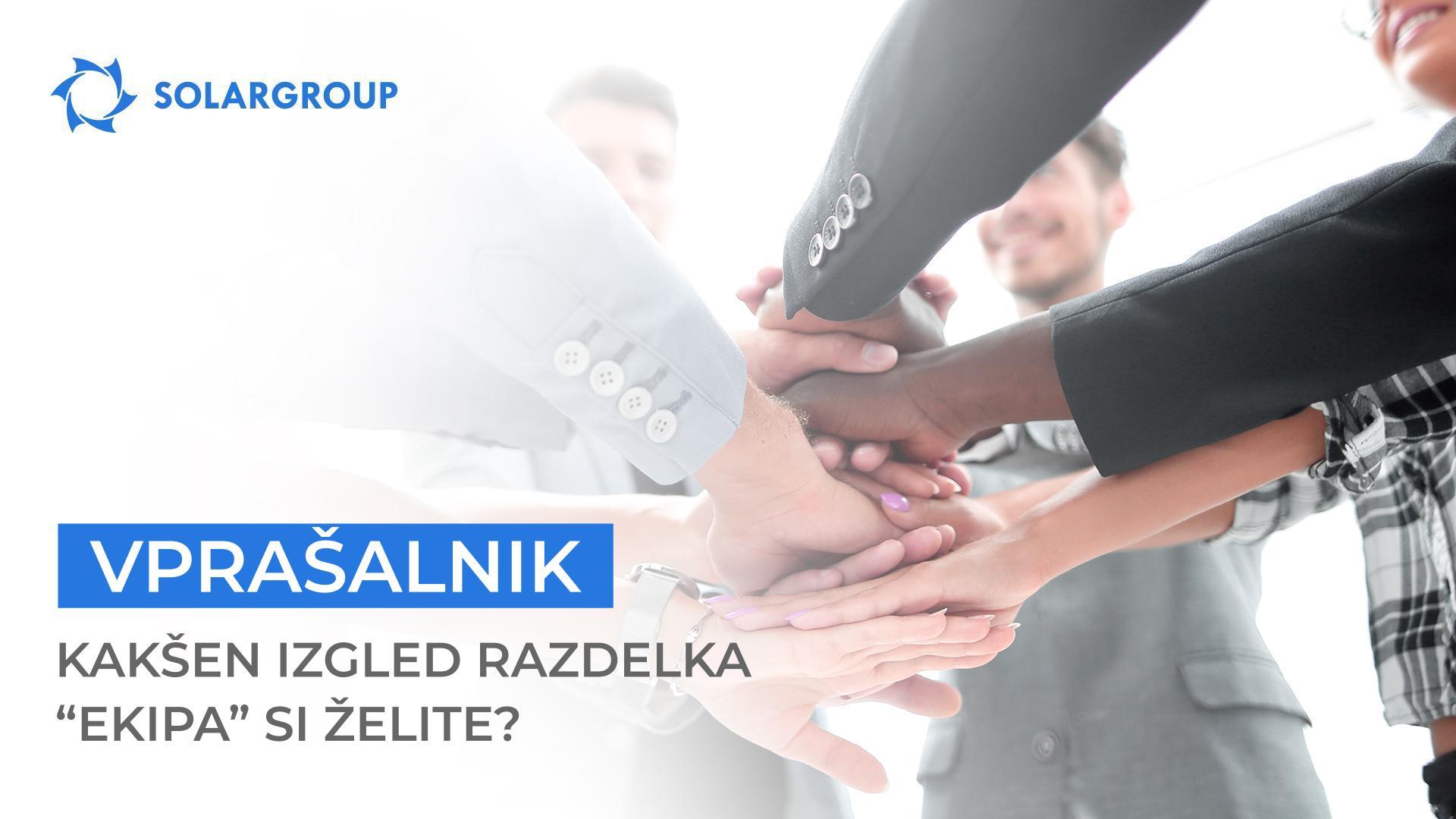Kako izgled razdelka "Ekipa" si želite? | Vprašalnik