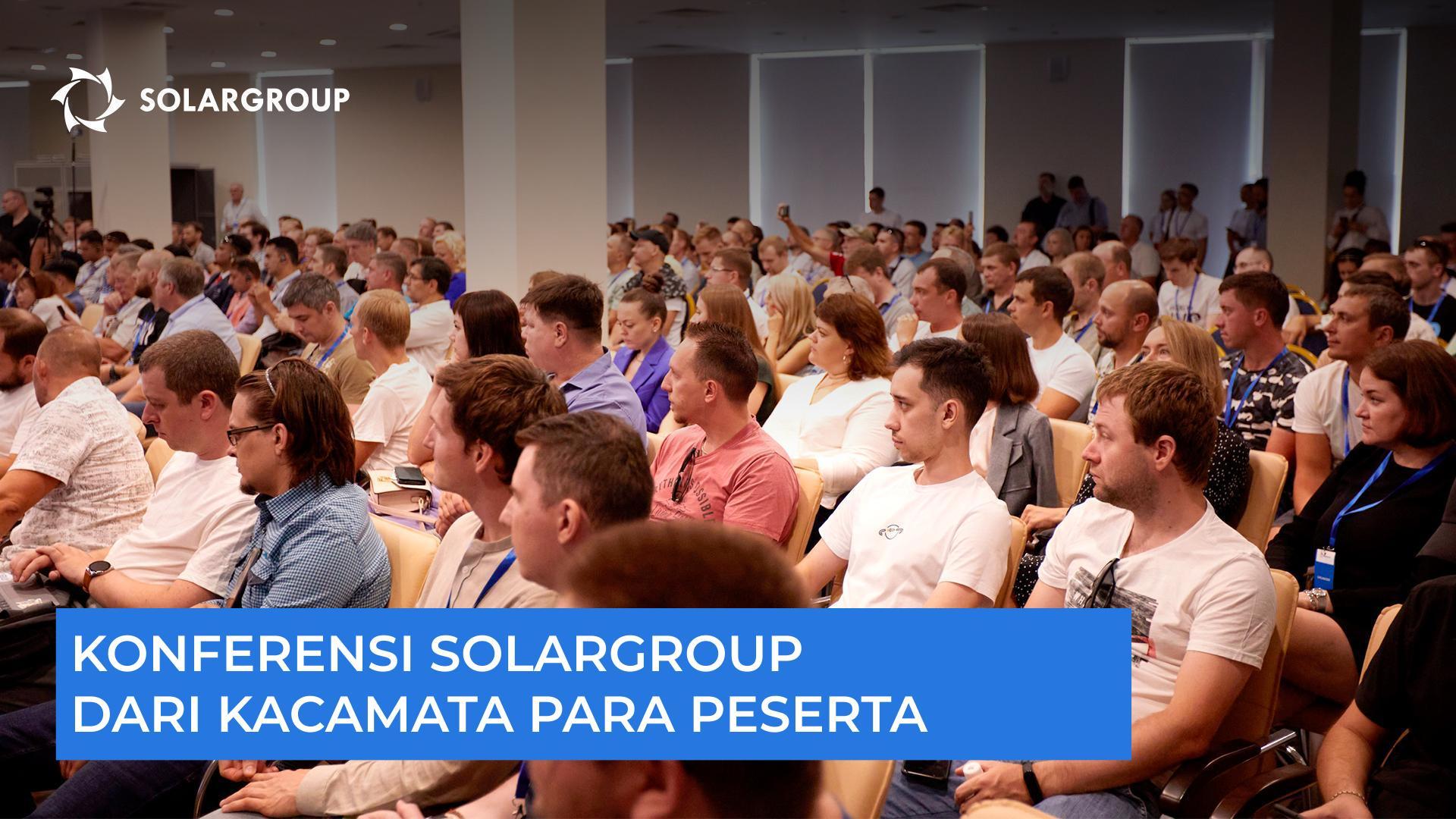 Konferensi SOLARGROUP dari kacamata para peserta