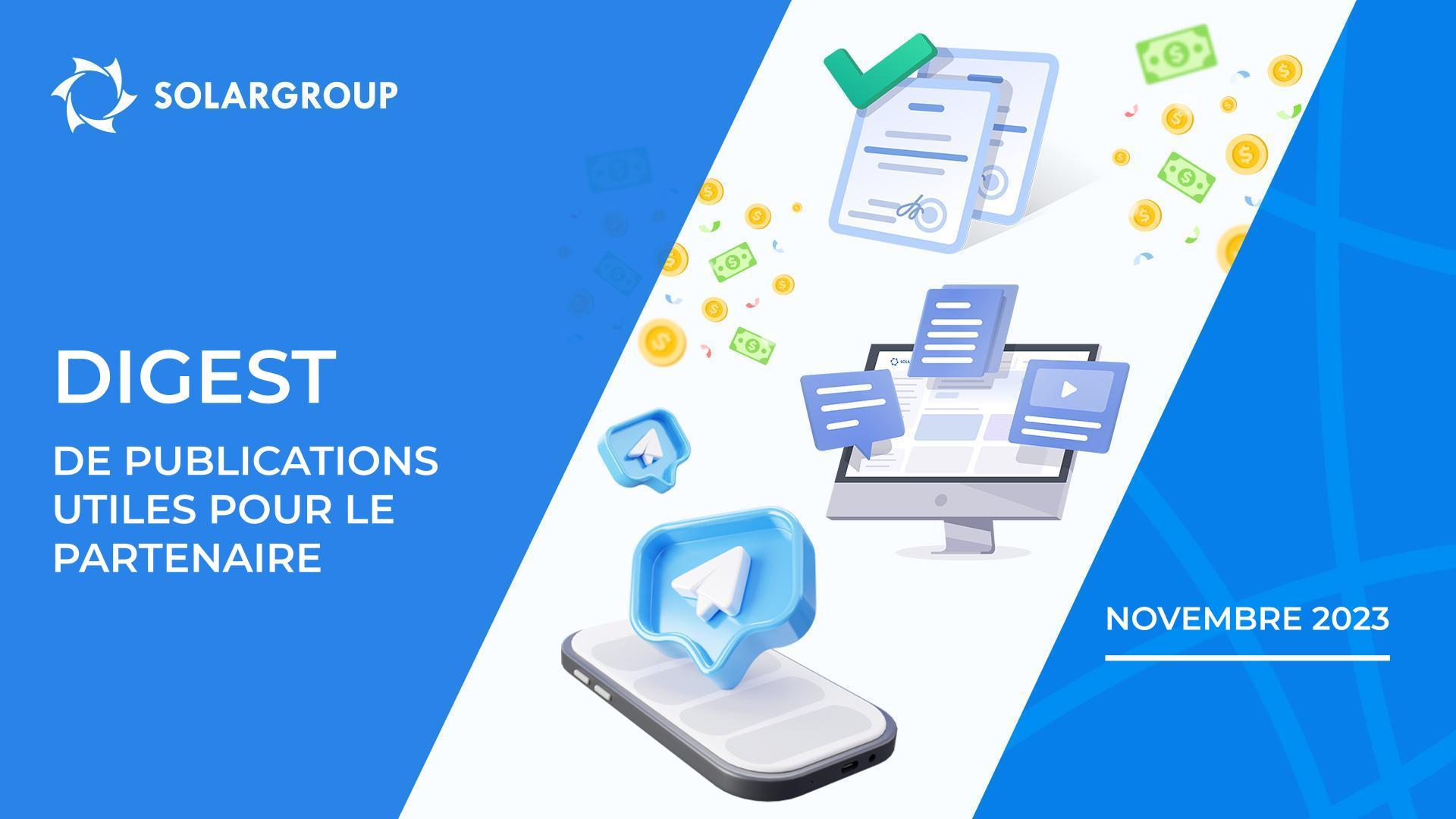 L'essentiel pour le mois de novembre 2023