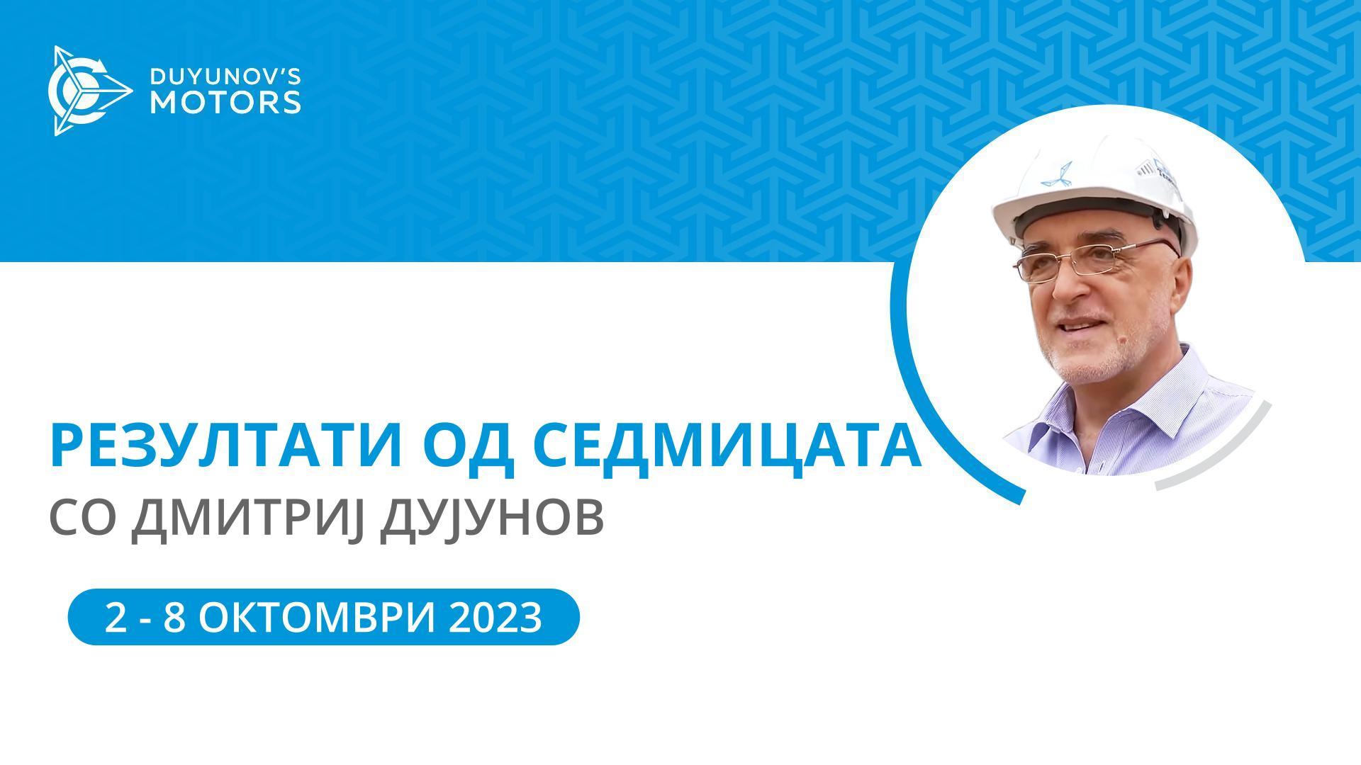 Клучни настани од проектот „Моторите на Дујунов“