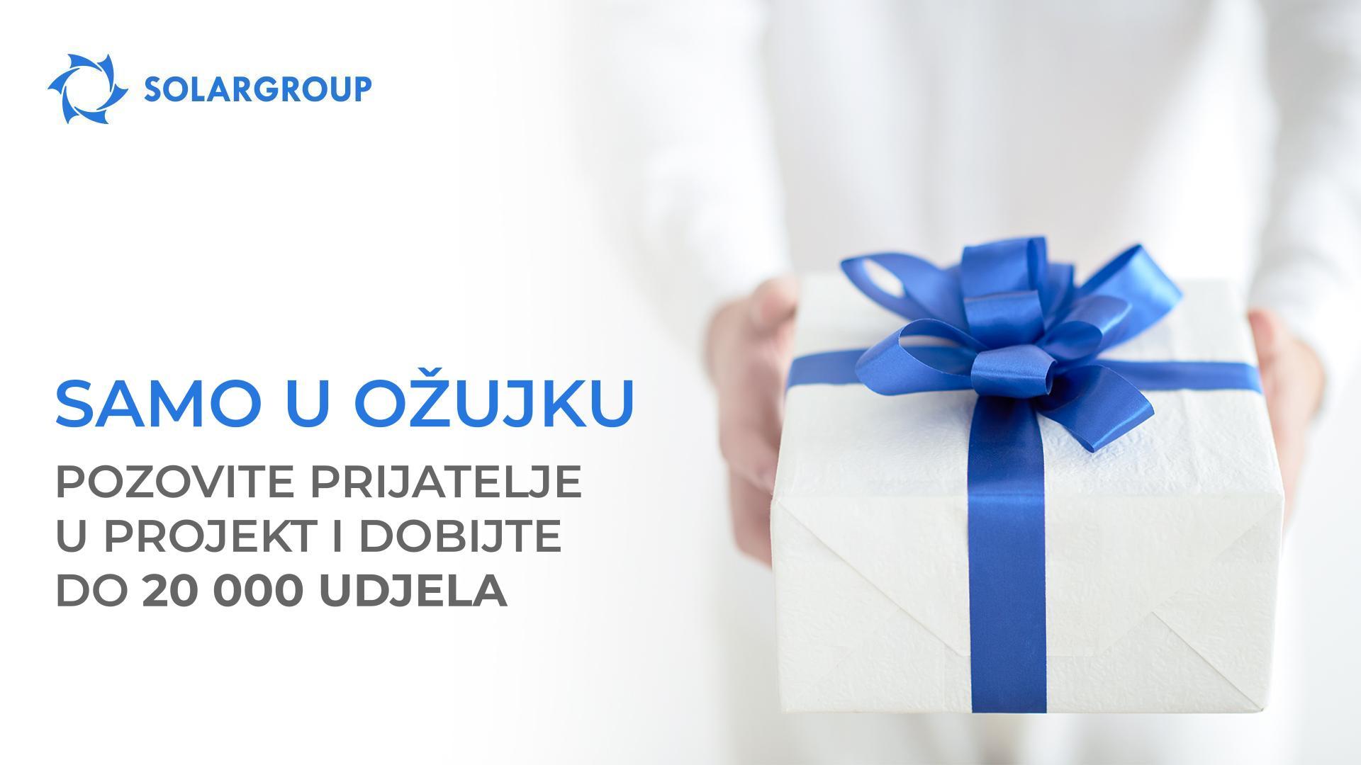 "Poklon prijatelju": pozovite prijatelje - osvojite do 20 000 udjela