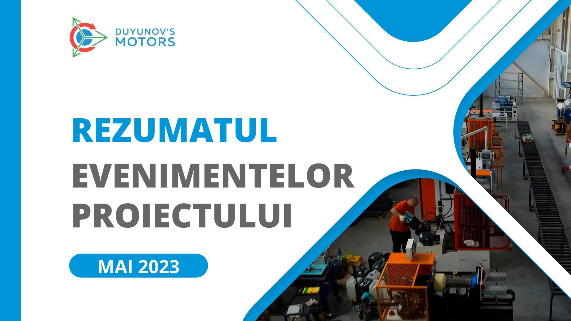 Cele mai importante evenimente ale proiectului din luna mai