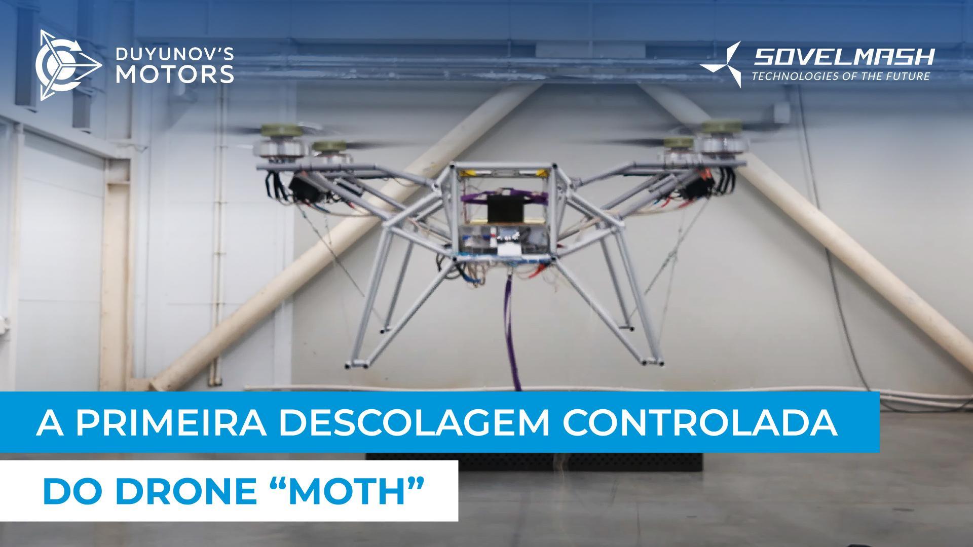 Um marco notável: o drone Moth levanta voo pela primeira vez!